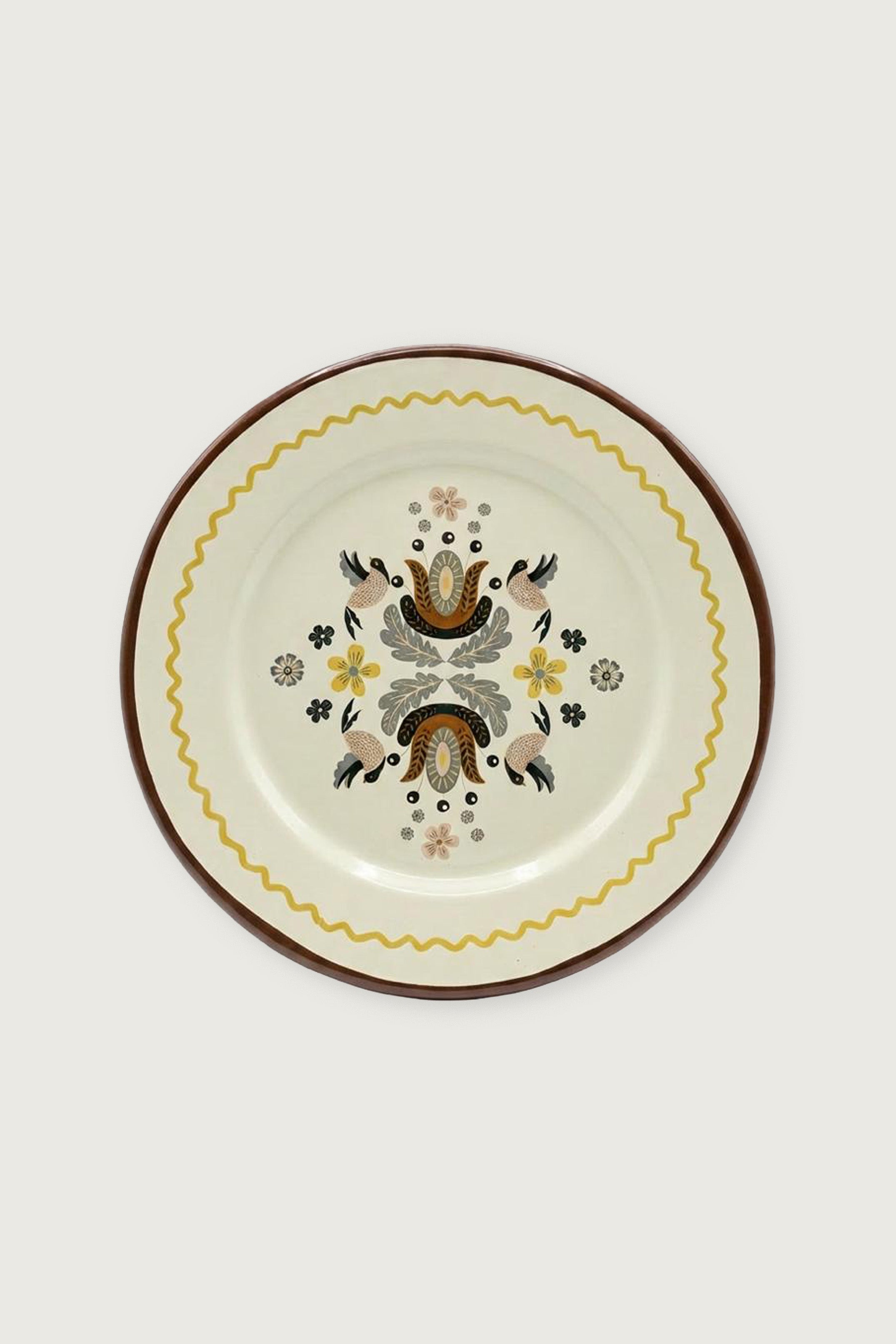 PLATO DE PELTRE 20cm FOLK HERITAGE x PPELTRE