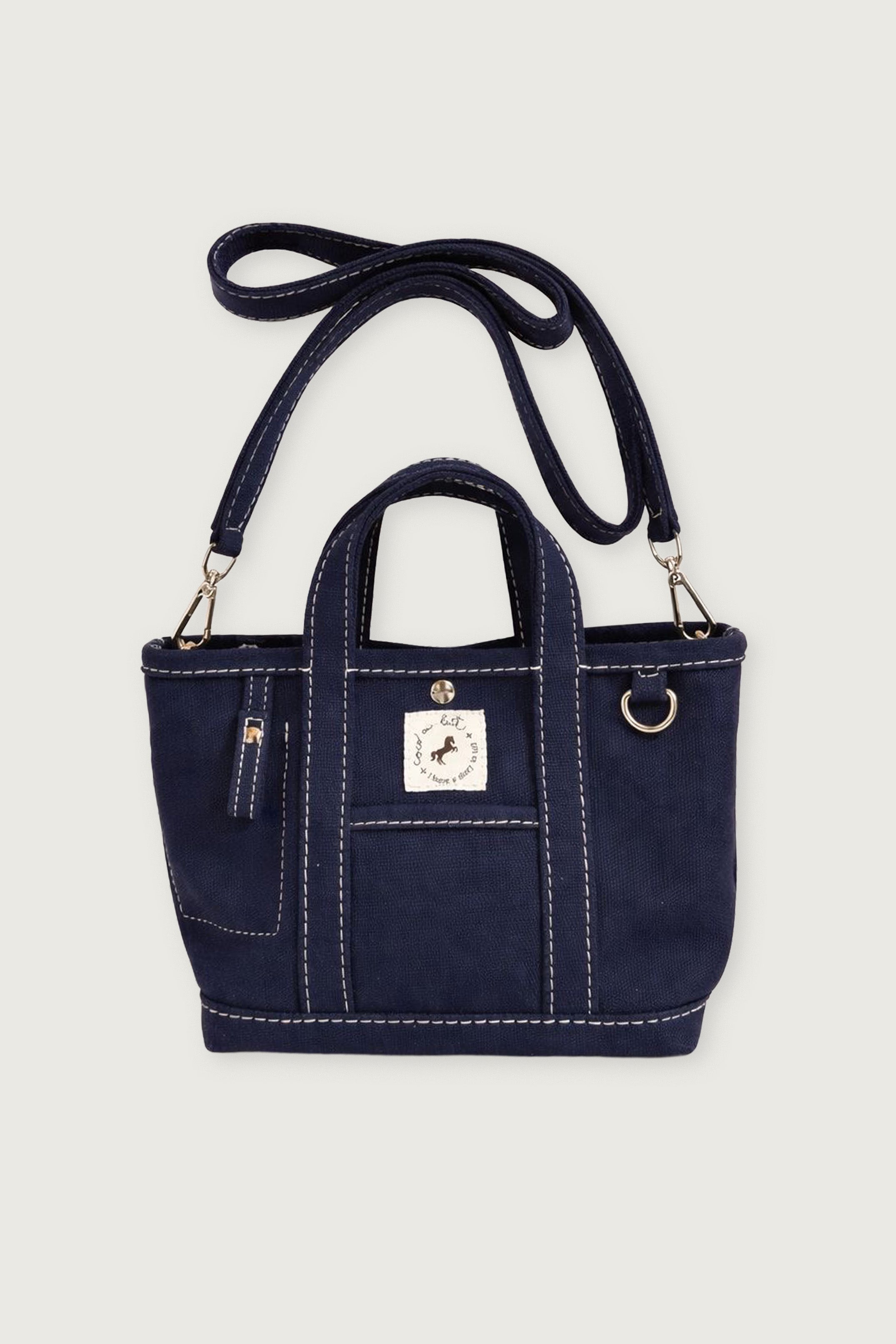 BOLSO MINI CANVAS NAVY