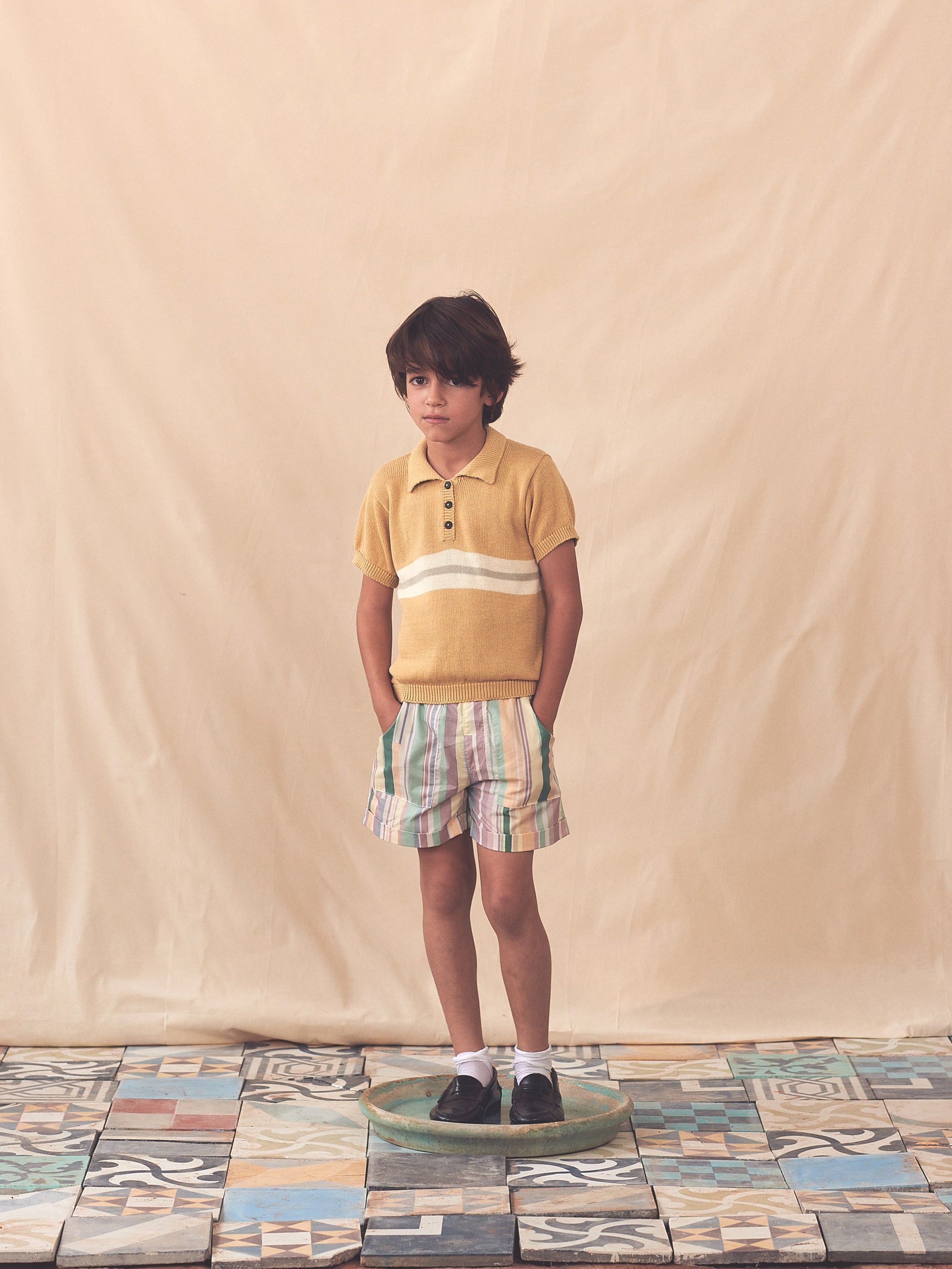 MULTI-STRIPES SHORTS