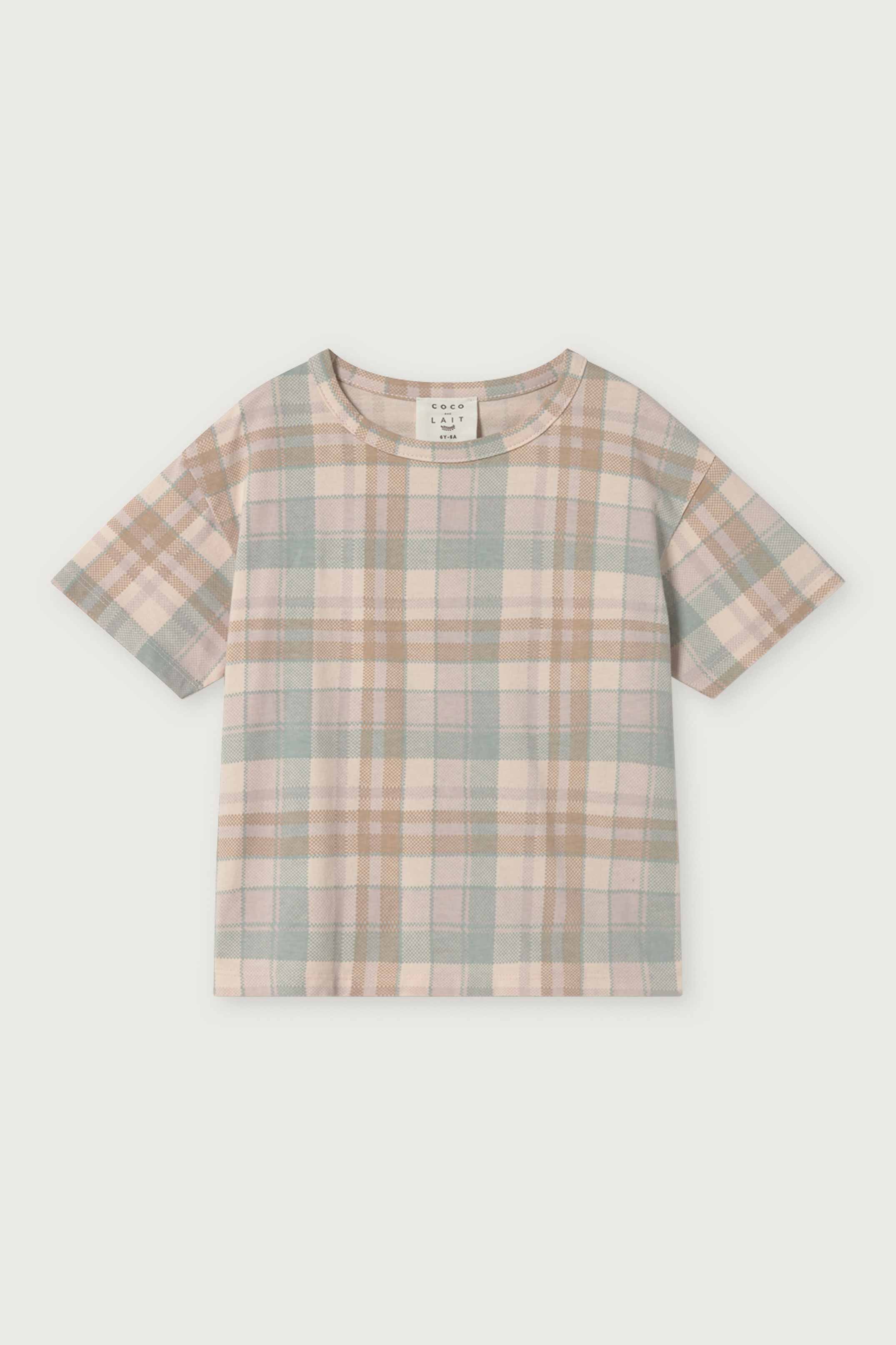 PLAYERA UNISEX CUADROS PASTEL