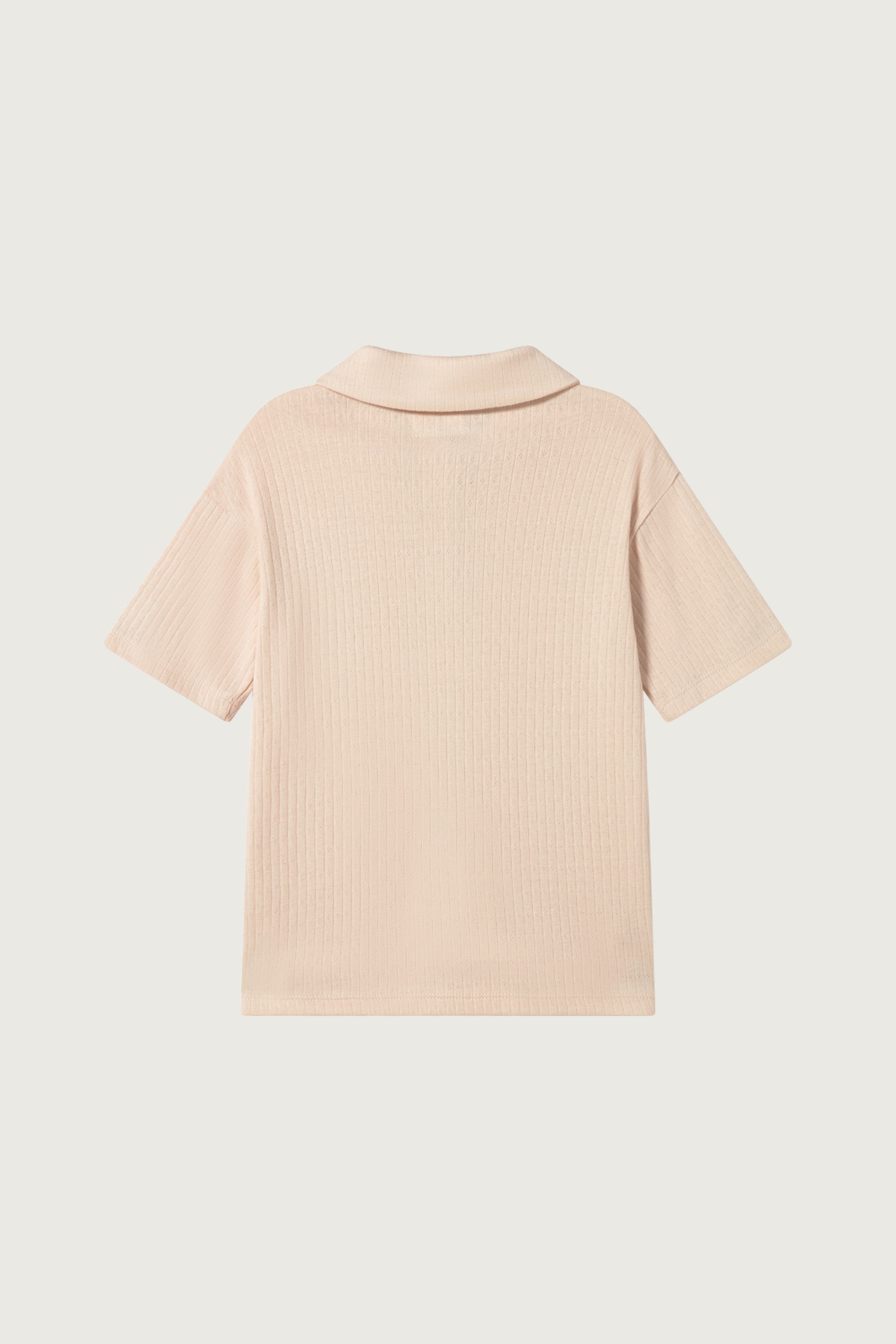 POLO JACQUARD BEBÉ VAINILLA ALGODÓN