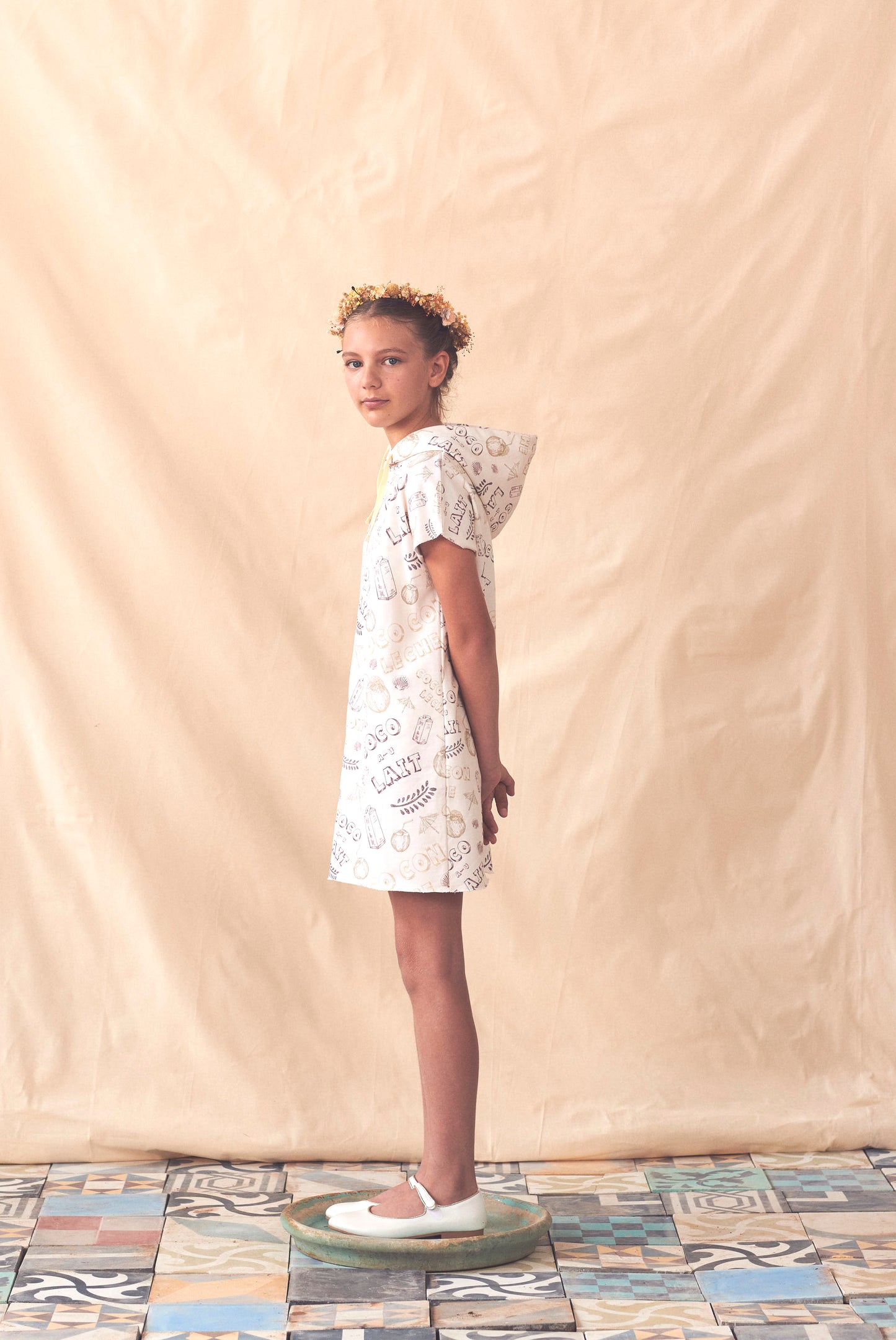 COCO CON LECHE FLEECE DRESS