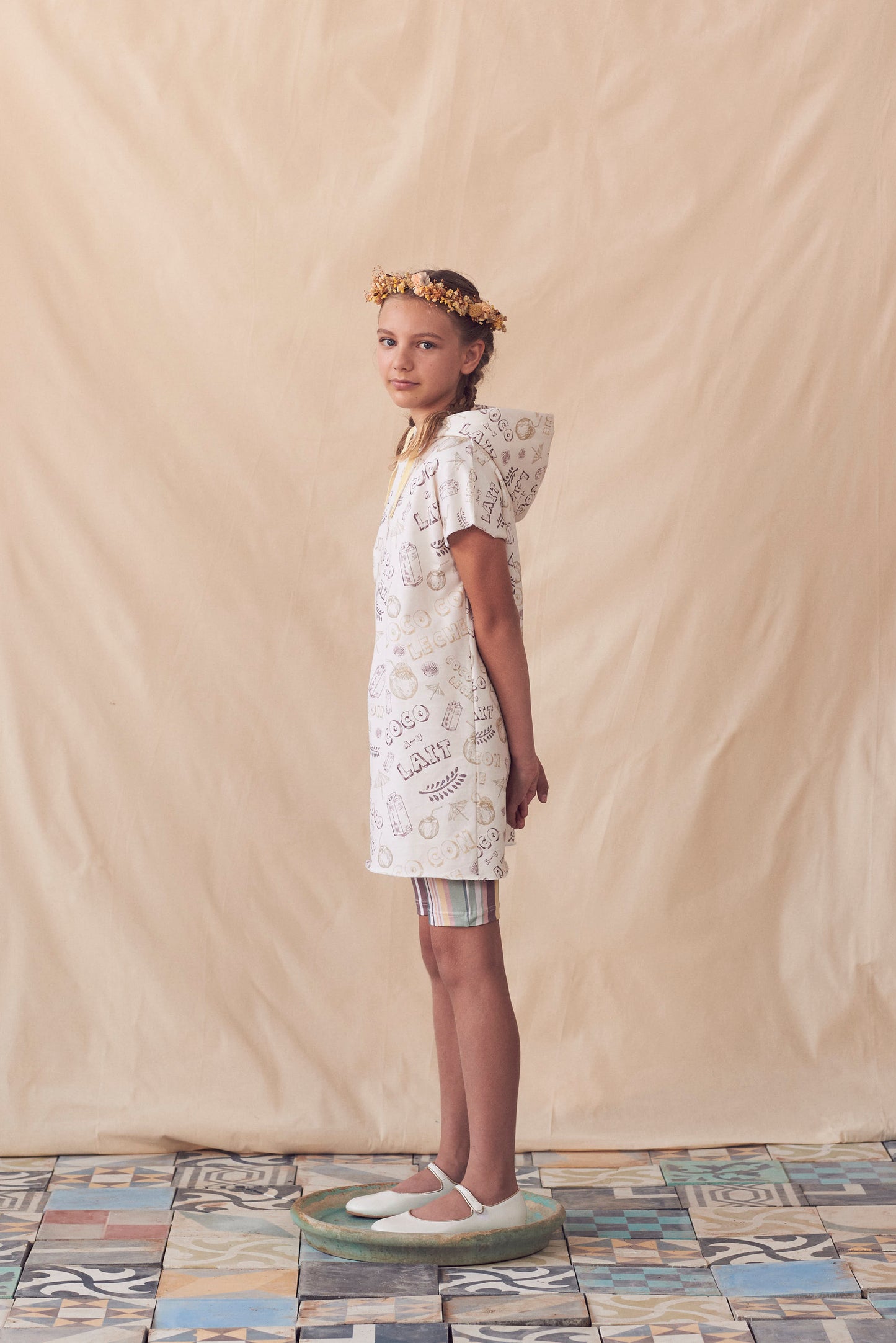 COCO CON LECHE FLEECE DRESS