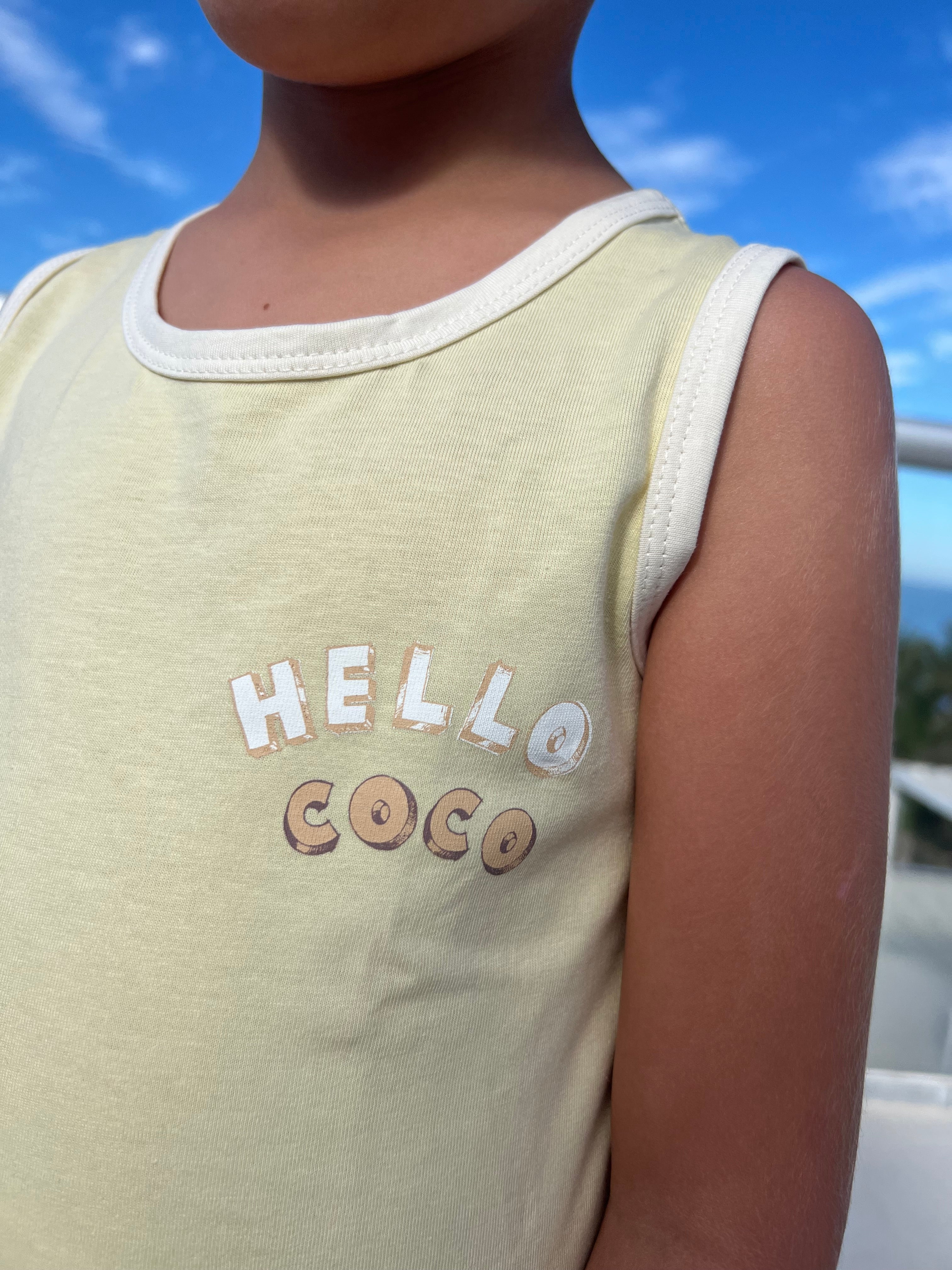 HELLO-COCO TANK TOP