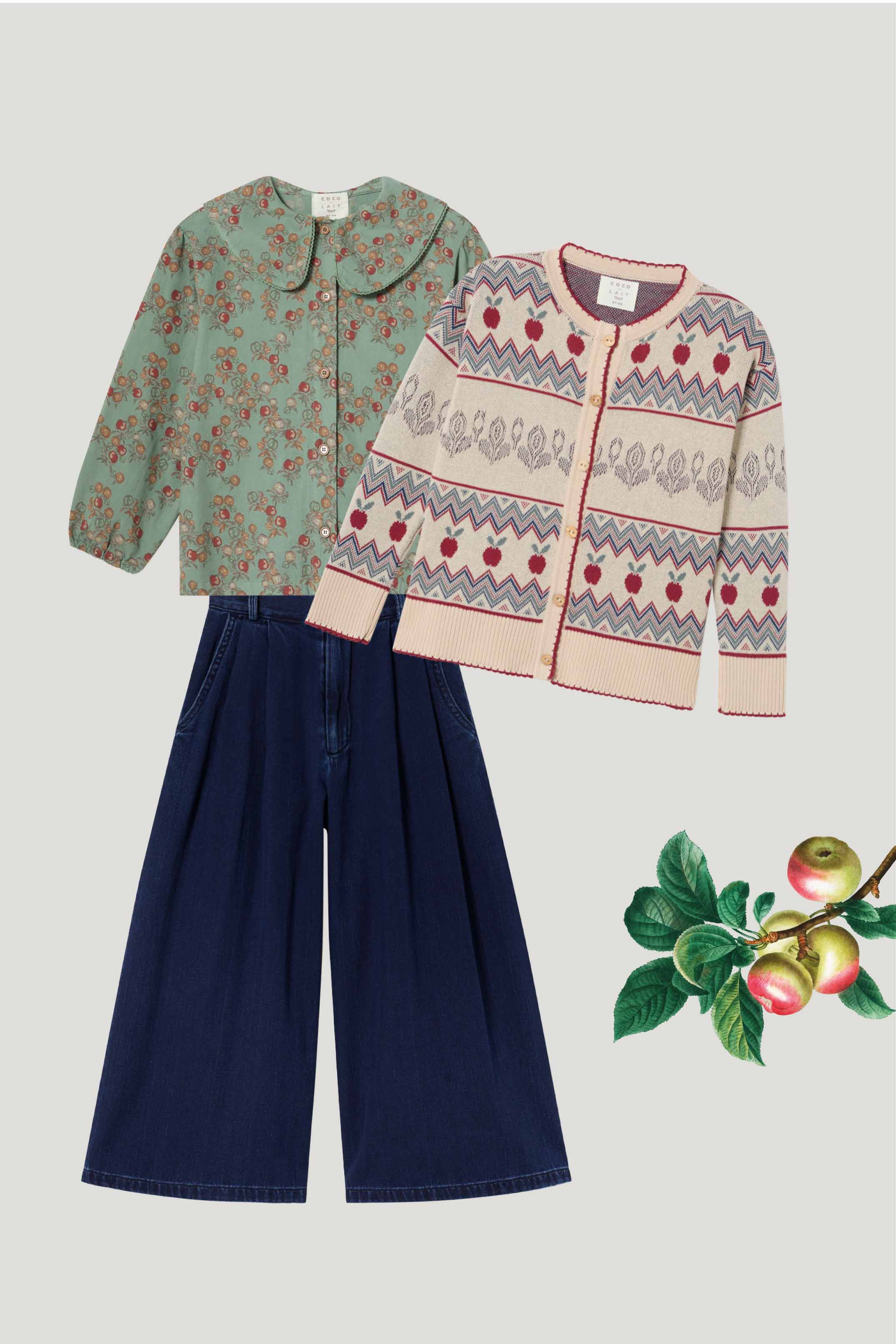 Coco Au Lait APPLES BLOUSE Green Bay