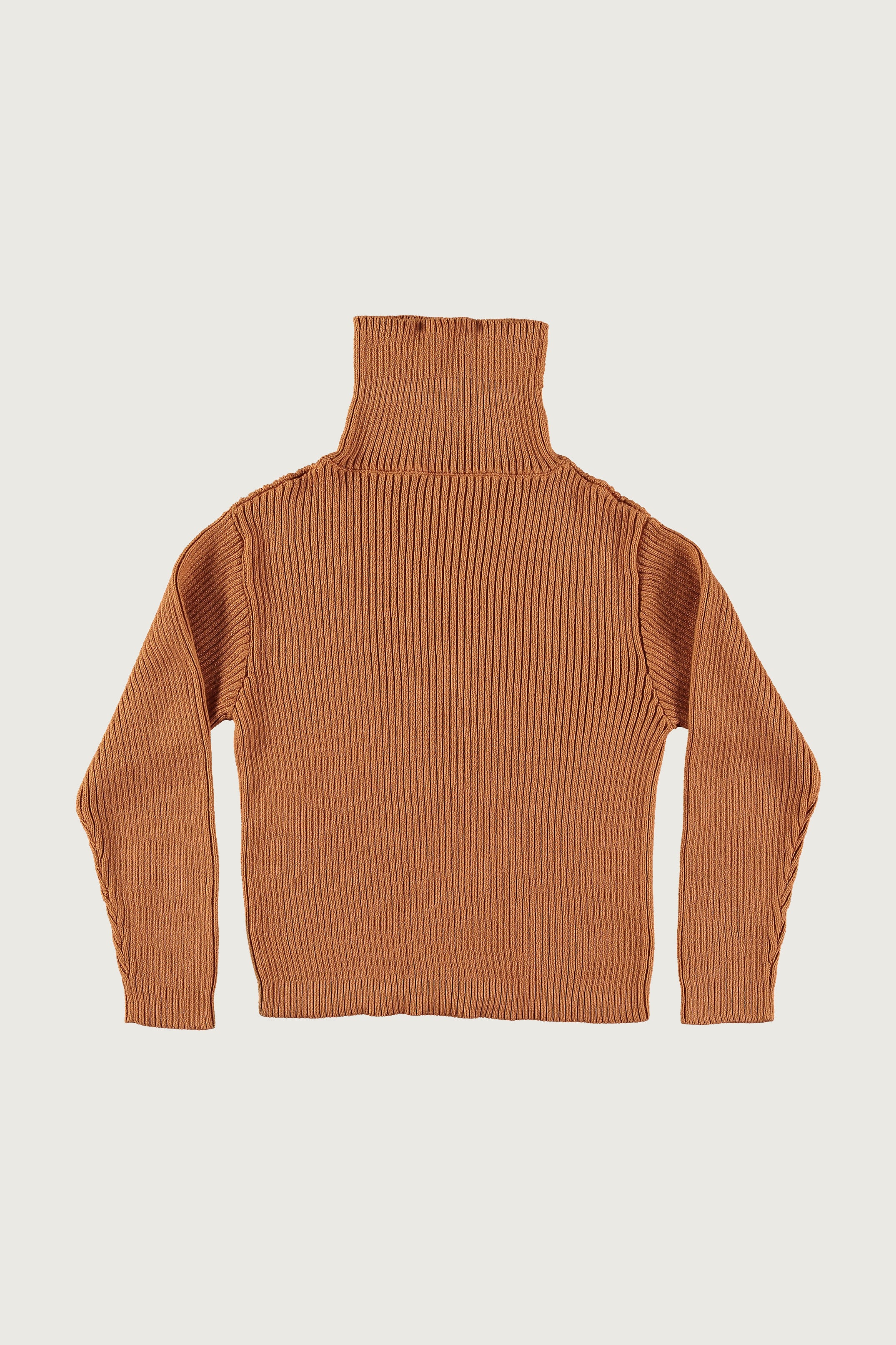 Coco Au Lait ARGAN OIL KNITTED TURTTLE NECK JUMPER Argan Oil
