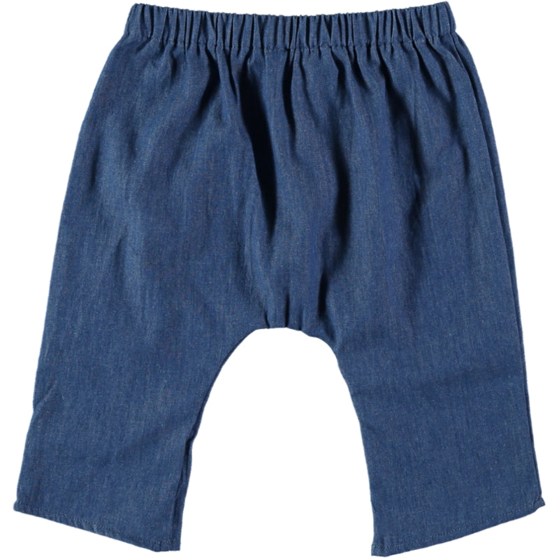 Coco Au Lait BABY DENIM SAROUEL TROUSERS Trousers Denim Blue