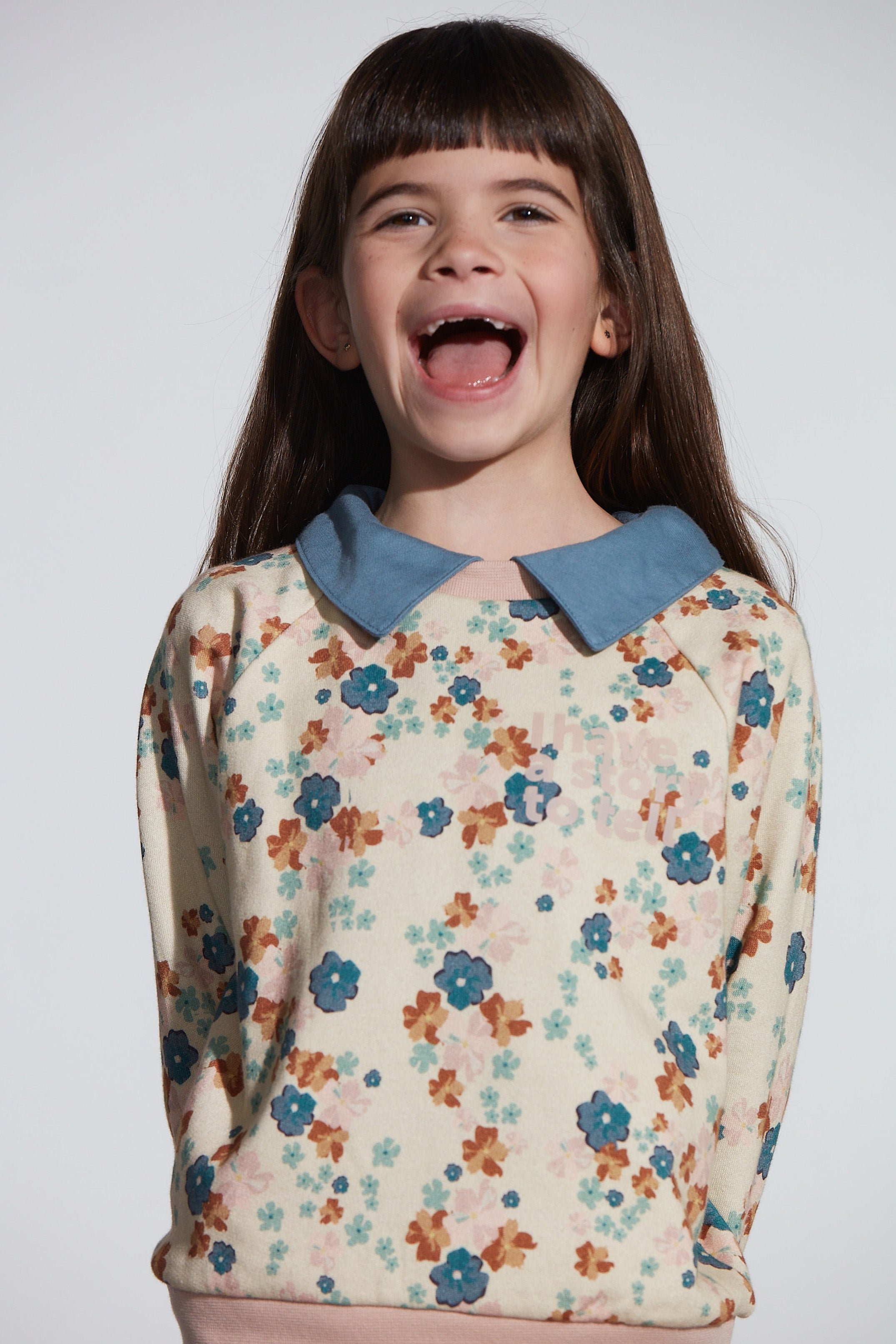 Coco Au Lait BLUE MIRAGE SOLID COLLAR T-SHIRT Blue Mirage