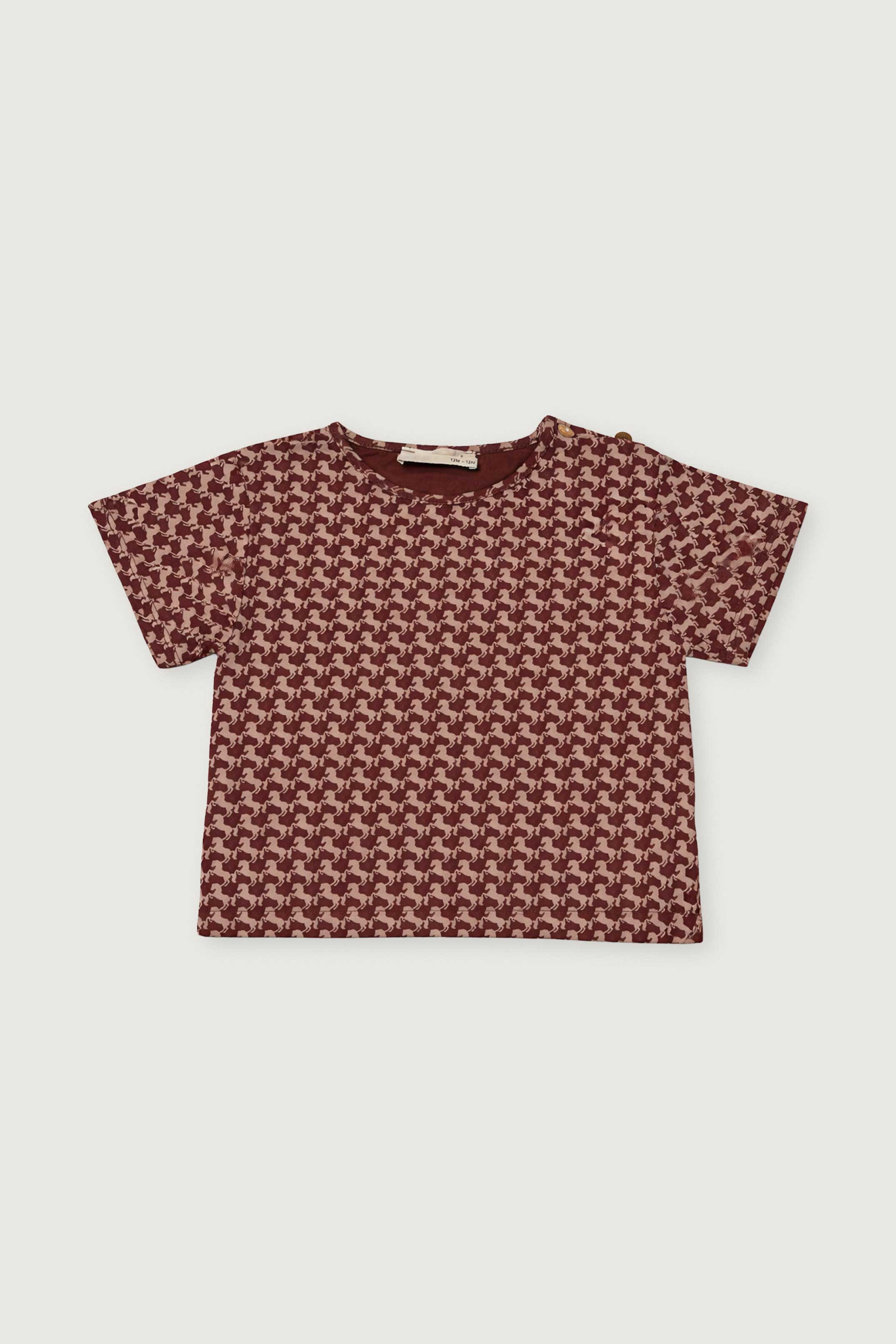 PLAYERA PARA BEBÉ ESTAMPADA TWILIGHT CABALLITOS