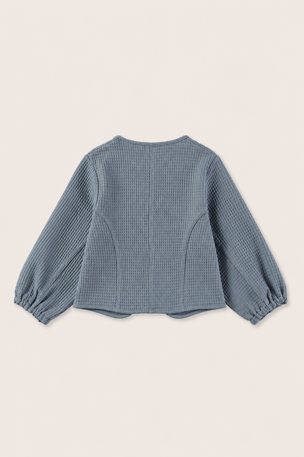 CHAQUETA TEXTURA LAZOS AZUL