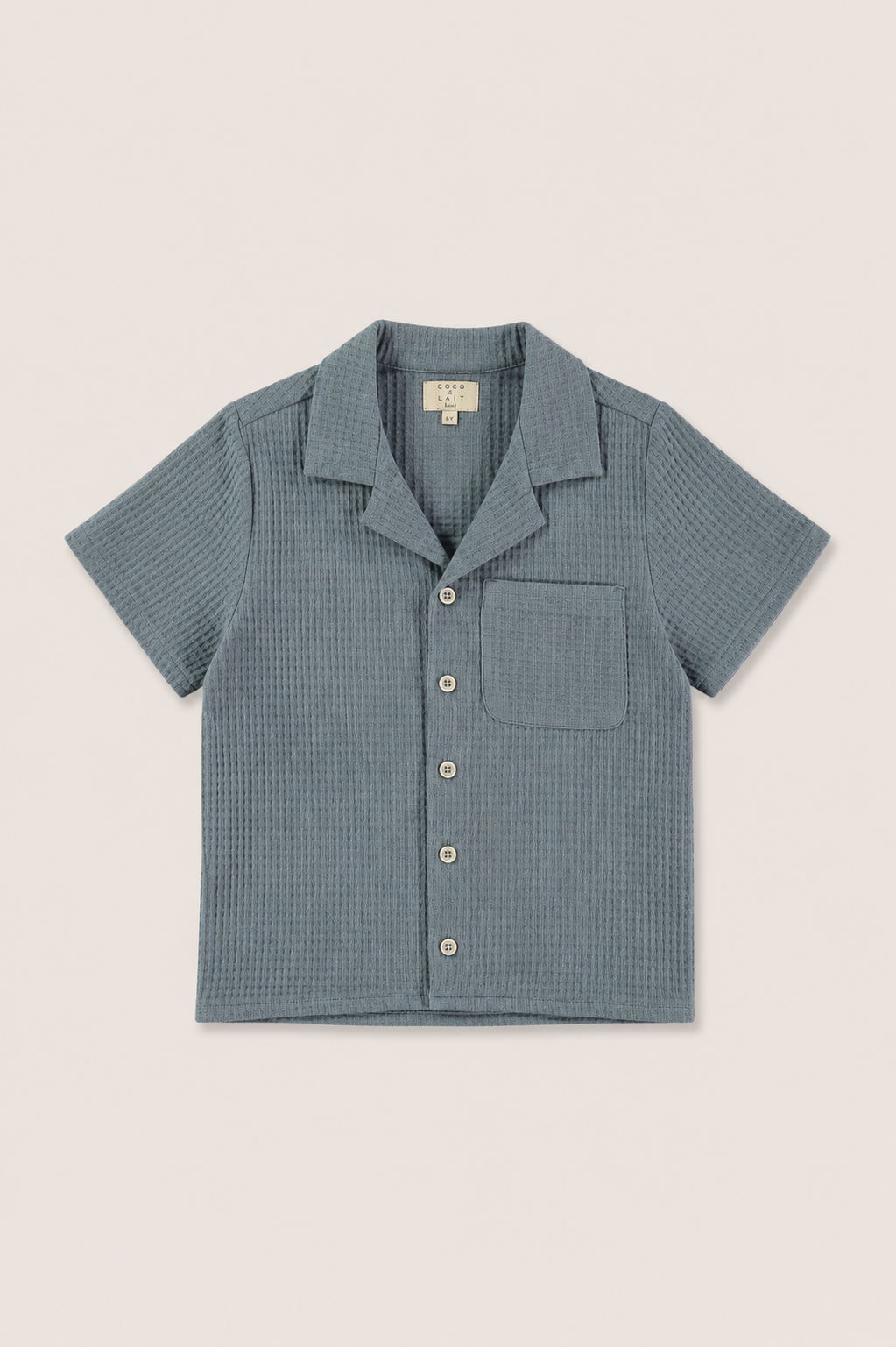 CAMISA TEXTURA AZUL