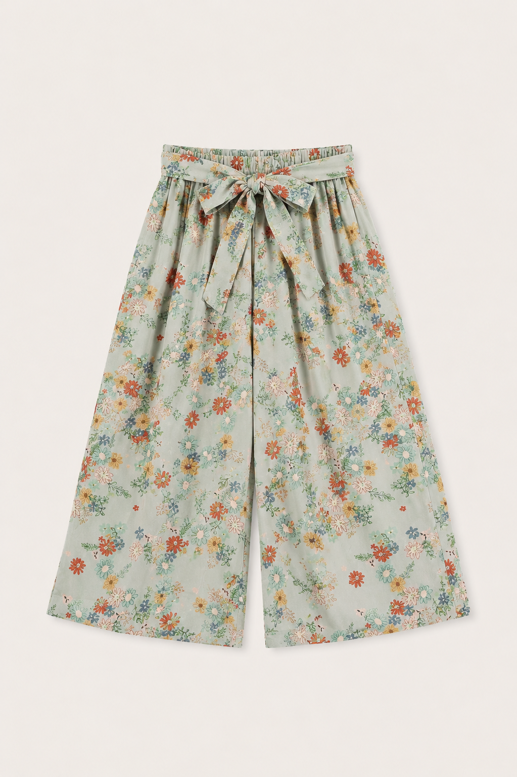 PANTALONES FLORAL CLOUDS EN POPELINA DE VISCOSA