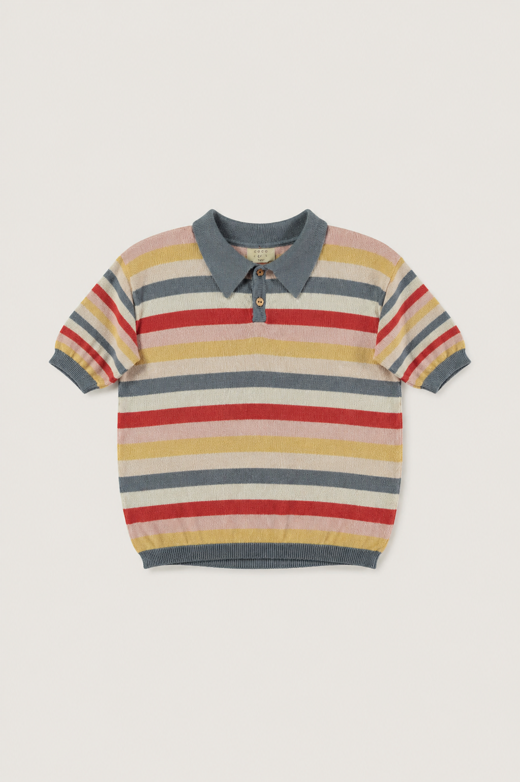 POLO PUNTO RAYAS MULTICOLOR