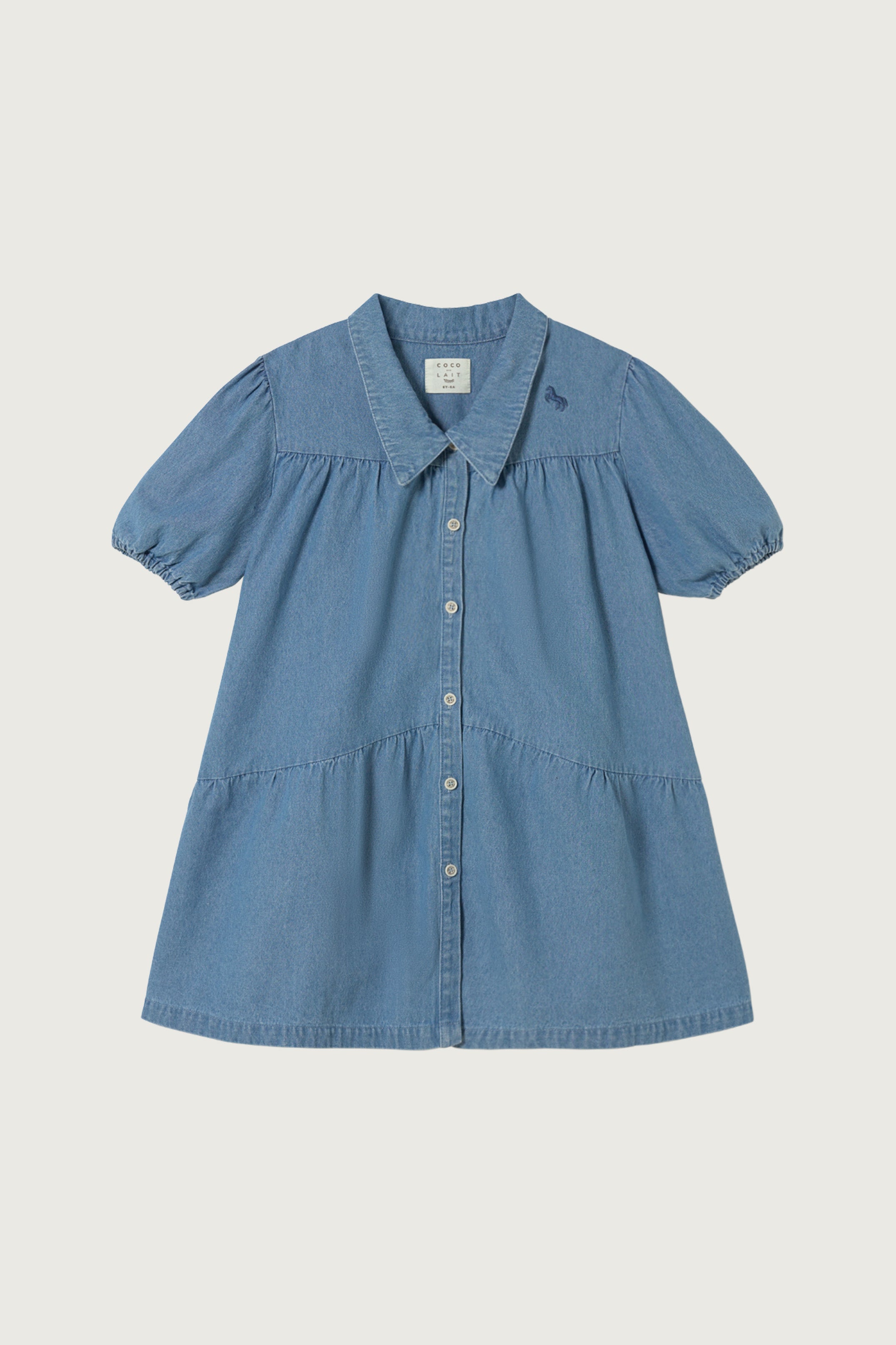 Coco Au Lait DENIM DRESS  Denim Blue
