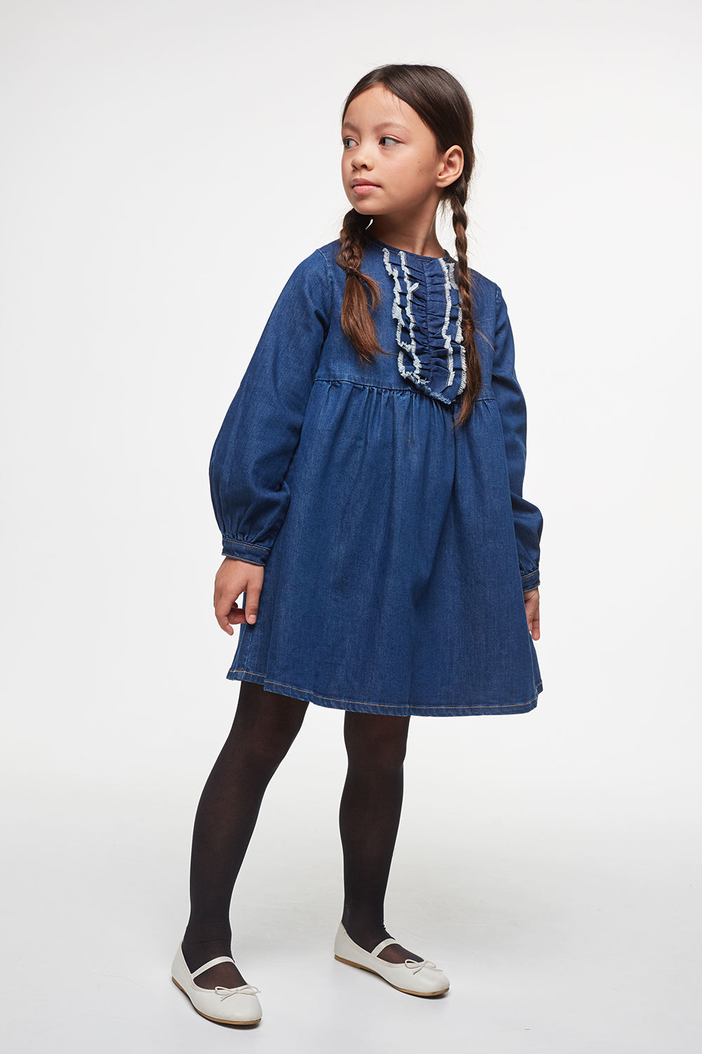 Coco Au Lait DENIM DRESS Dress Denim Blue