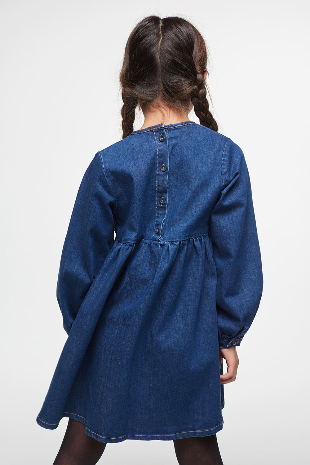 Coco Au Lait DENIM DRESS Dress Denim Blue