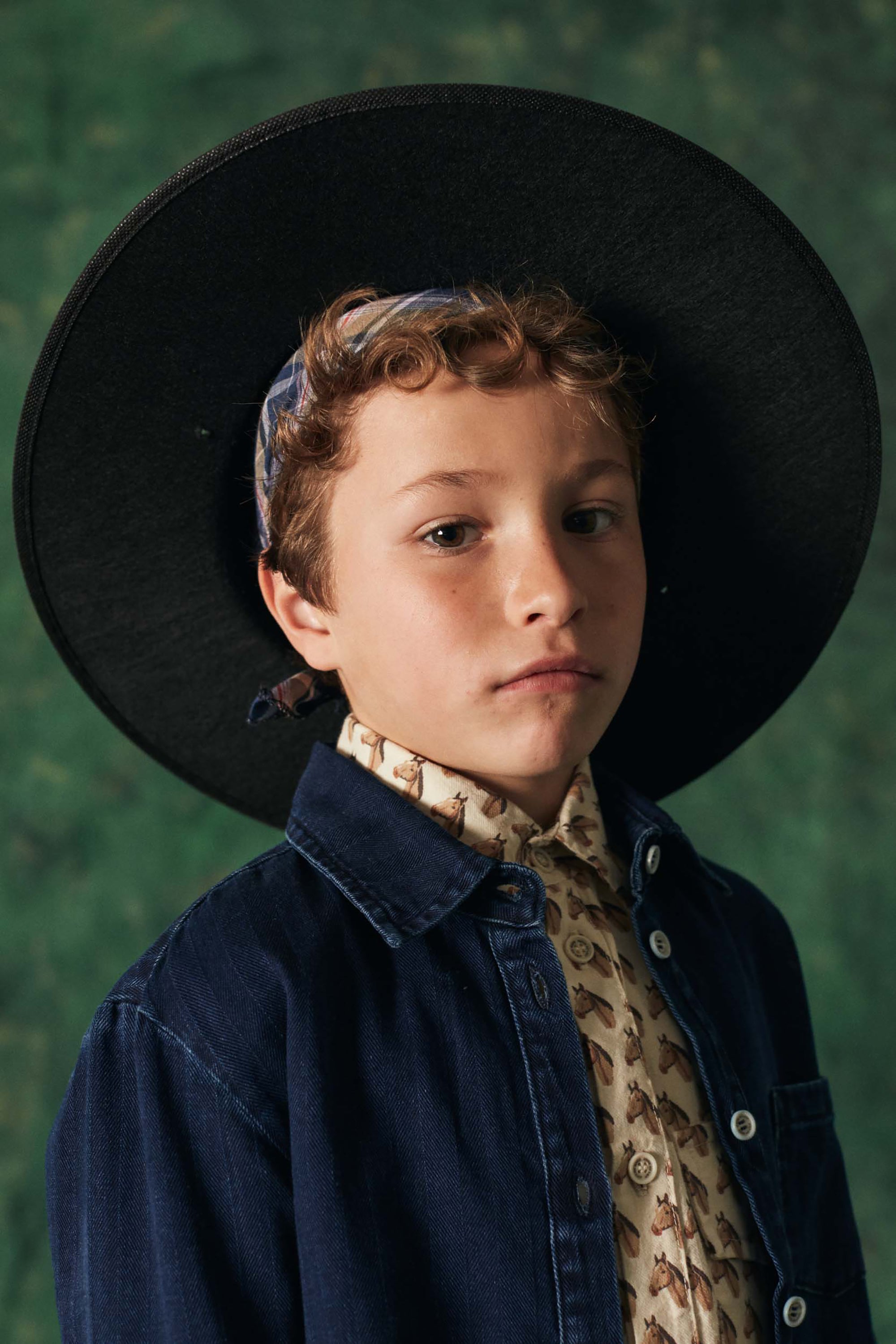 Coco Au Lait DENIM SHIRT Dark Denim