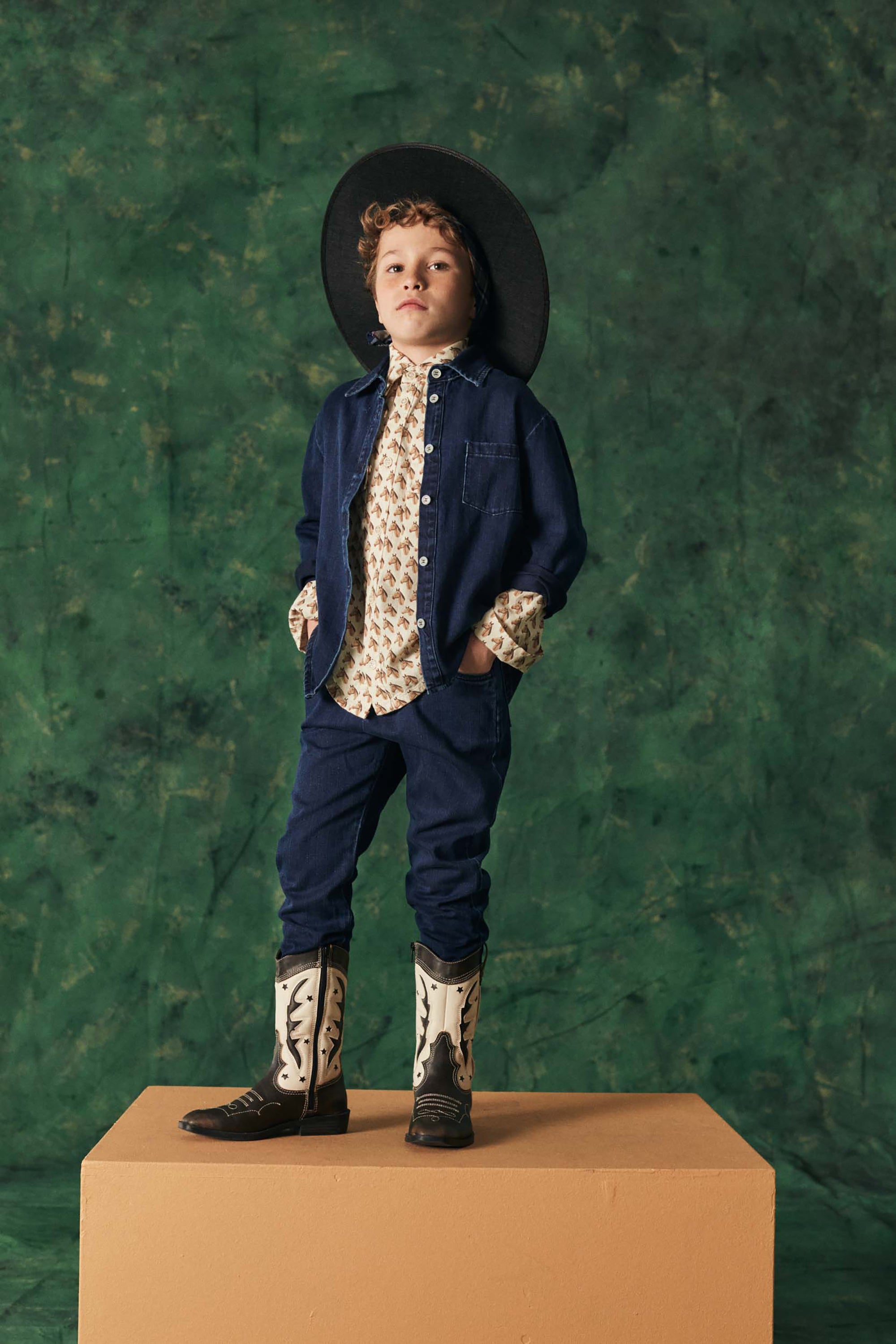 Coco Au Lait DENIM SHIRT Dark Denim