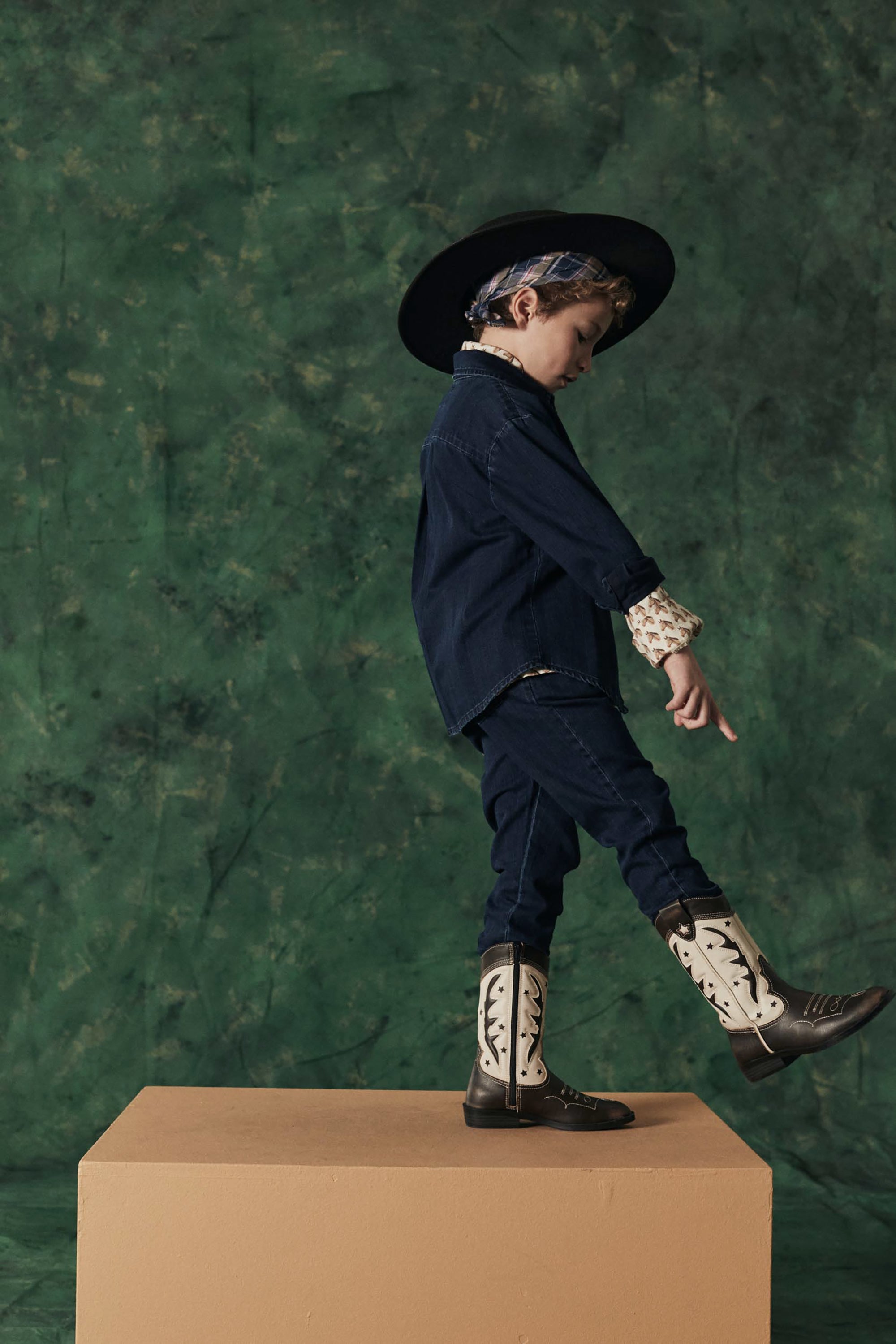 Coco Au Lait DENIM SHIRT Dark Denim