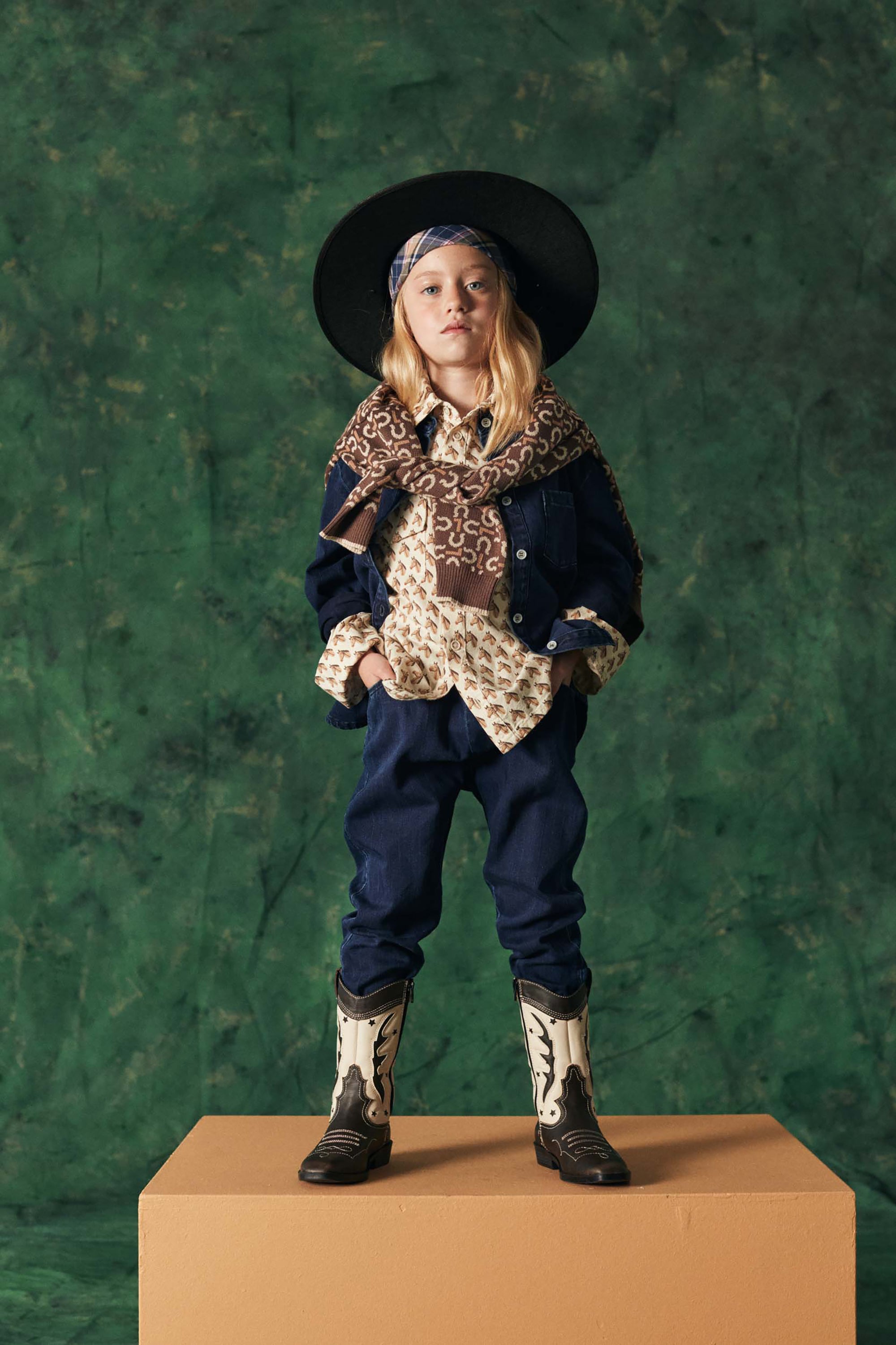 Coco Au Lait DENIM SHIRT Dark Denim