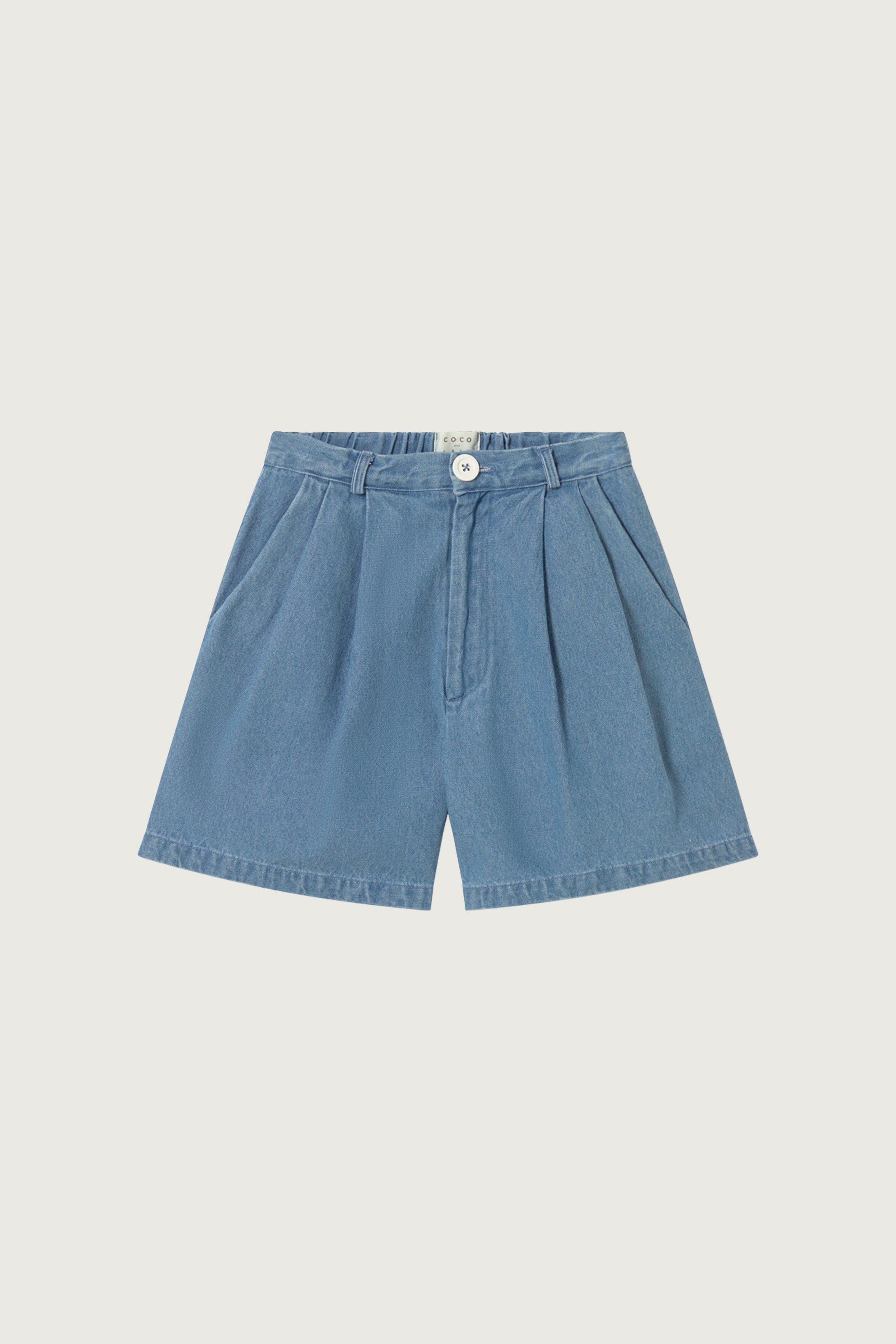 Coco Au Lait DENIM SHORT  Denim Blue
