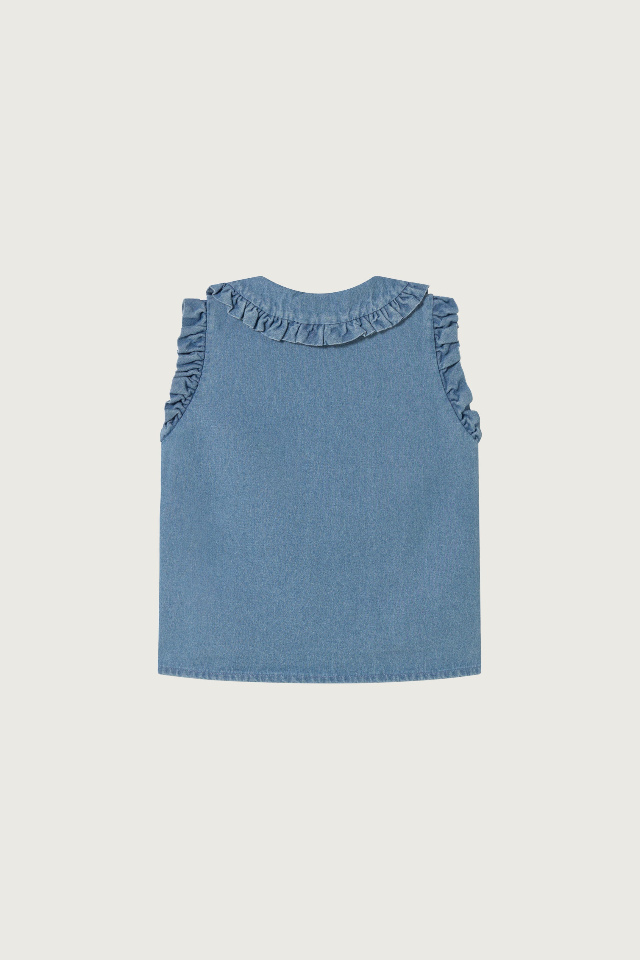 Coco Au Lait DENIM TOP  Denim Blue
