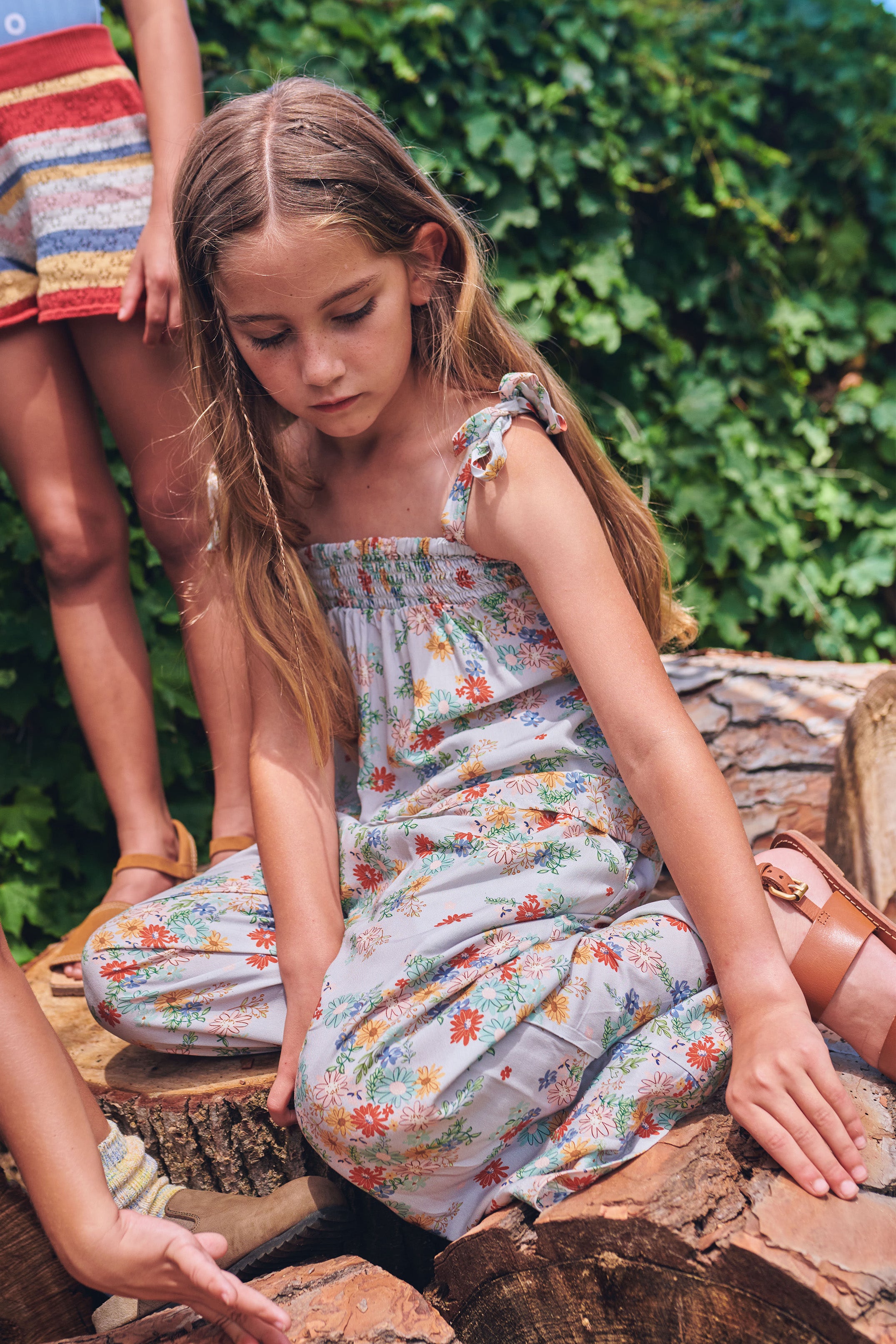 Coco Au Lait FLORAL CLOUDS TROUSERS Trousers Flora