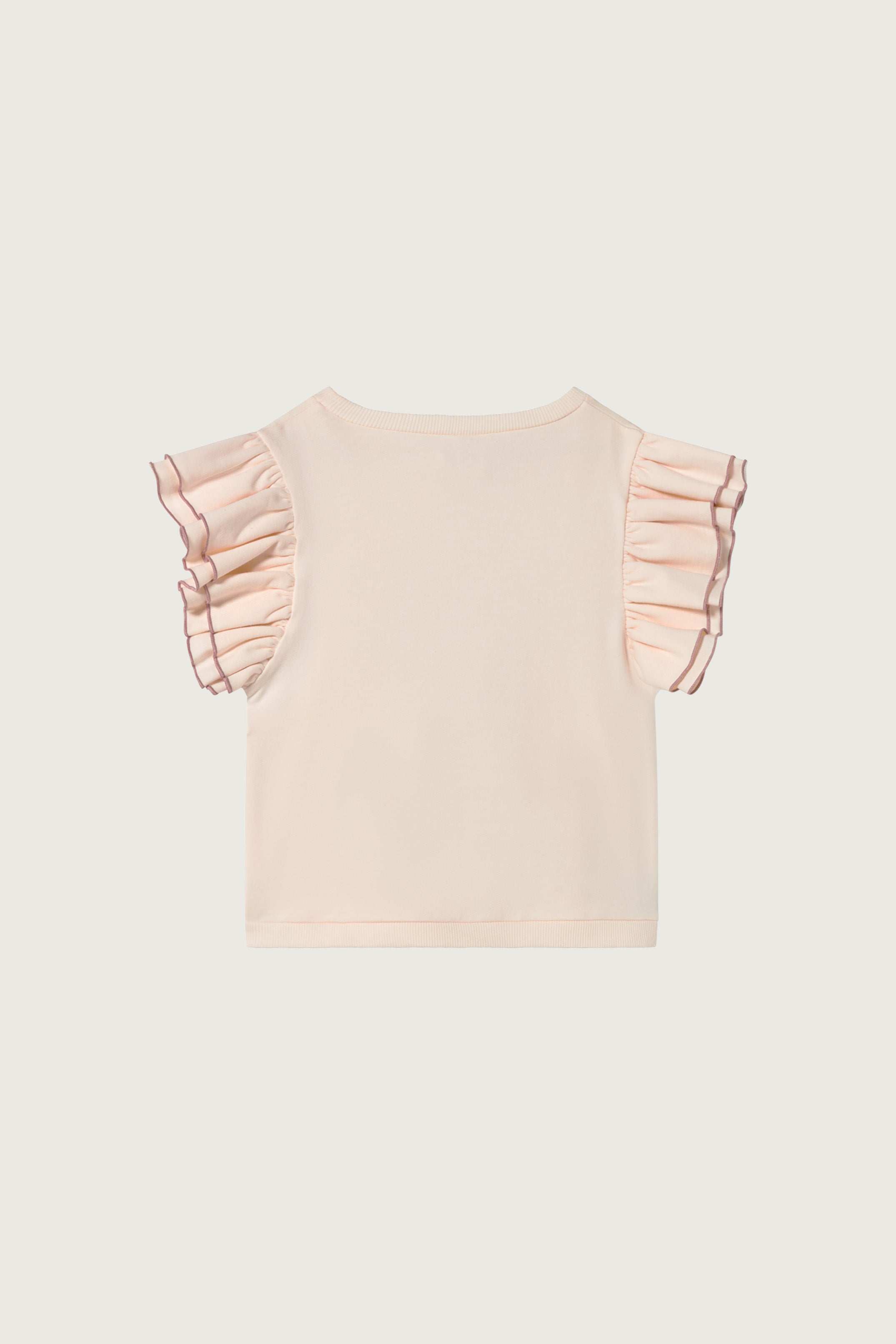 Coco Au Lait FLORAL RUFFLE TOP Shell