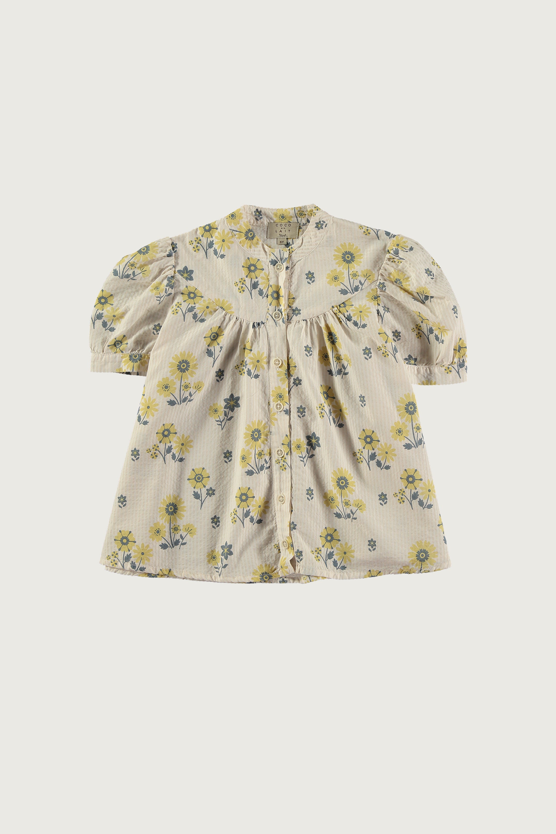 Coco Au Lait FLORAL STRIPES BLOUSE Flora