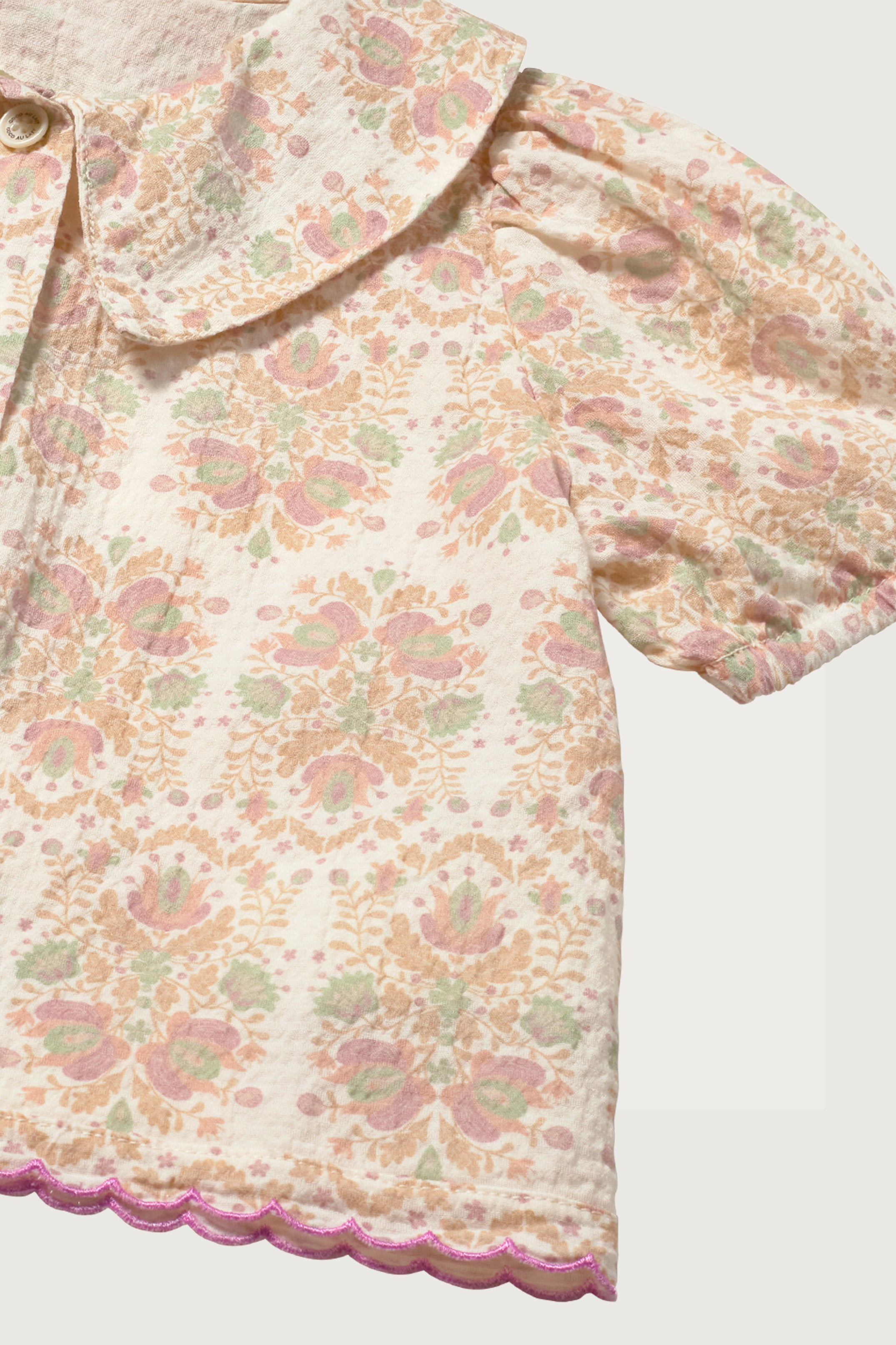 Coco Au Lait FLORAL WALLPAPER BABY TOP  Floral Wallpaper