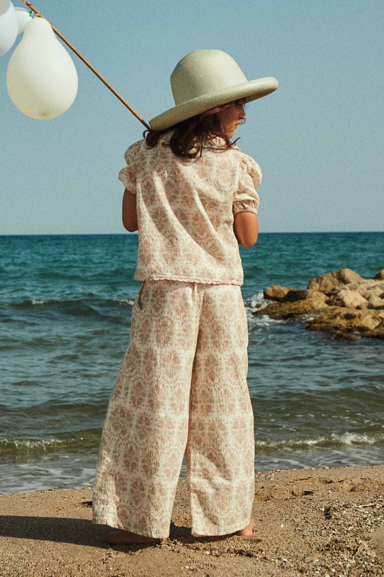 Coco Au Lait FLORAL WALLPAPER PANTS  Floral Wallpaper