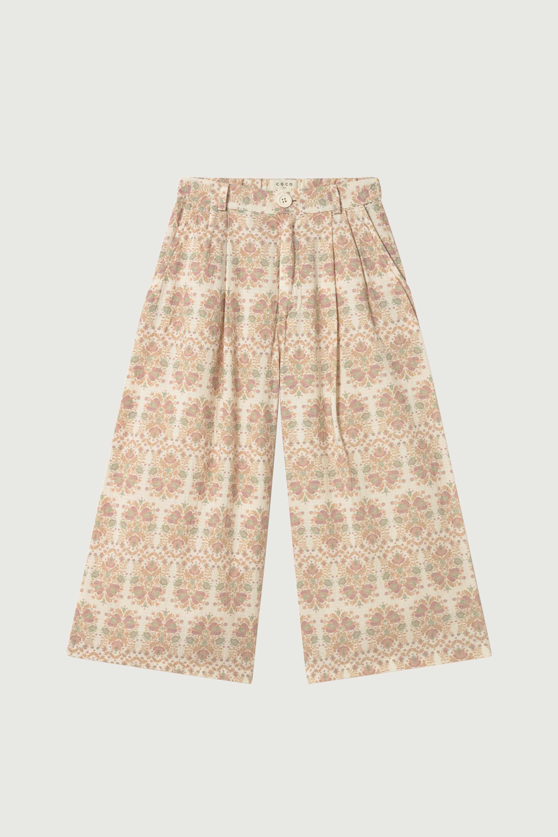 Coco Au Lait FLORAL WALLPAPER PANTS  Floral Wallpaper