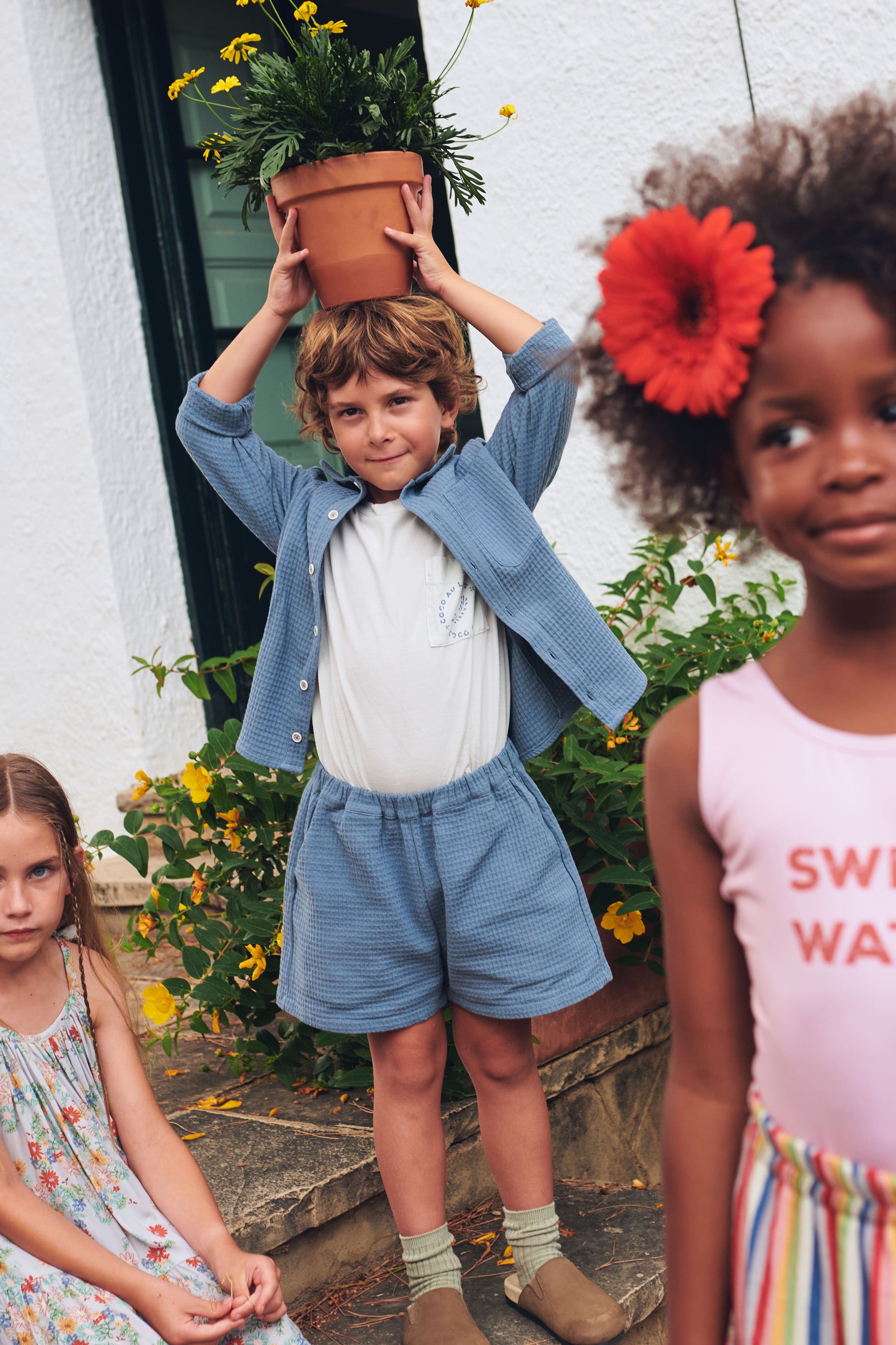 Coco Au Lait GRAY PATCH JERSEY T-SHIRT Citadel