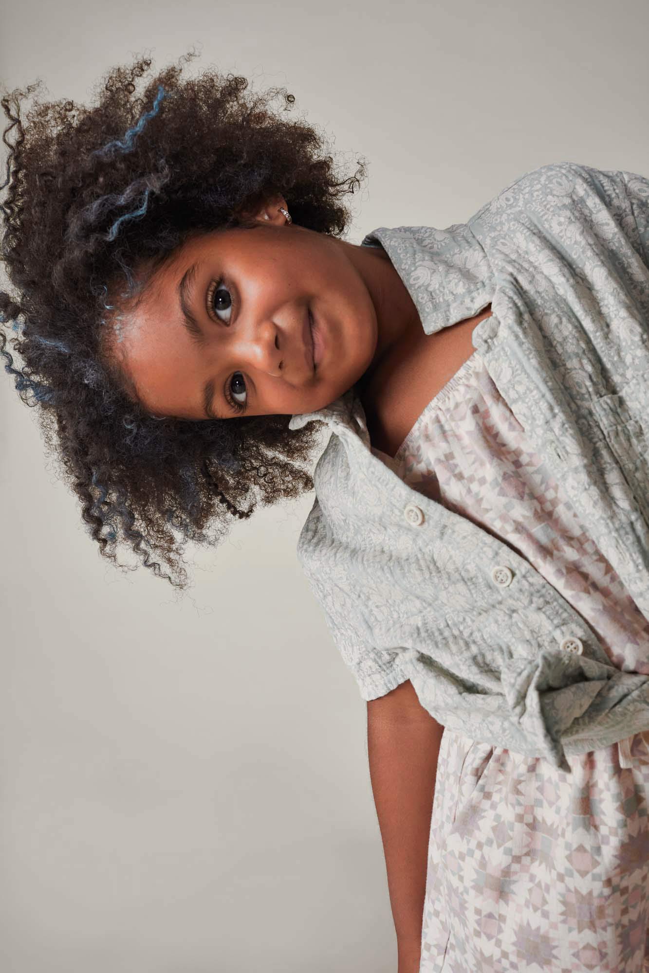 Coco Au Lait GREEN VINTAGE WALLPAPER SHIRT  Sea Foam