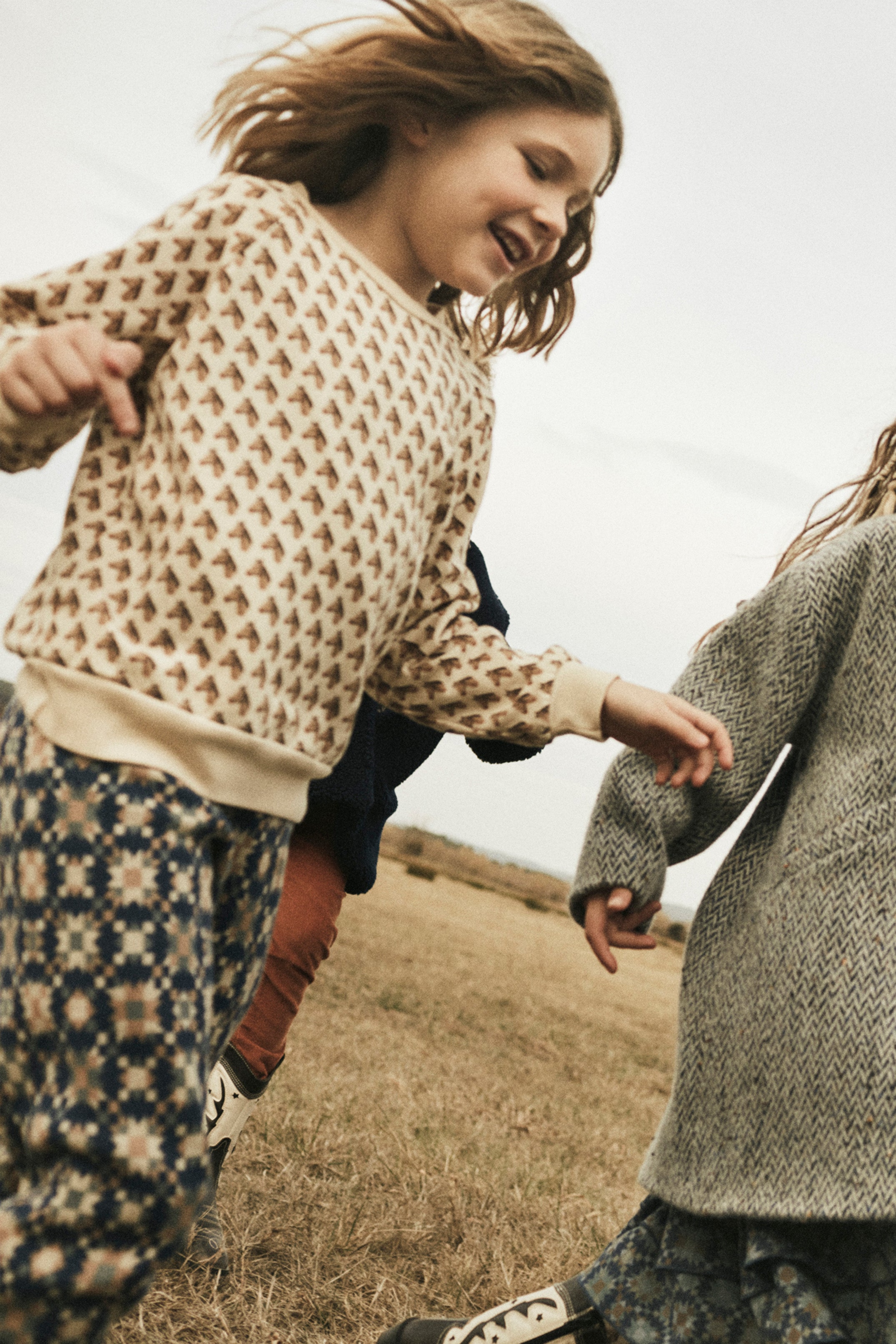 Coco Au Lait HORSES SWEATSHIRT Sandshell