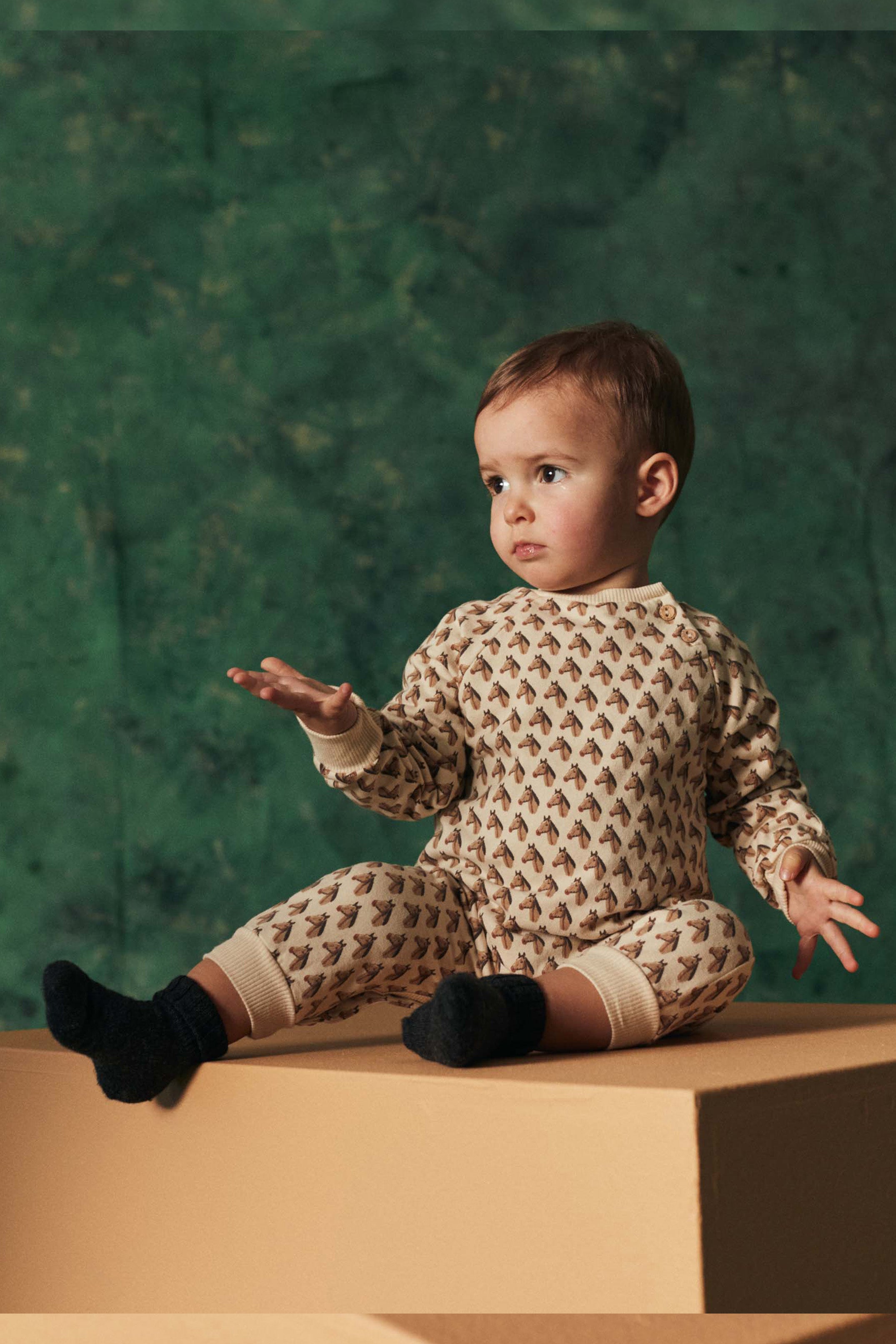 Coco Au Lait HORSES SWEATSHIRT BODY Sandshell