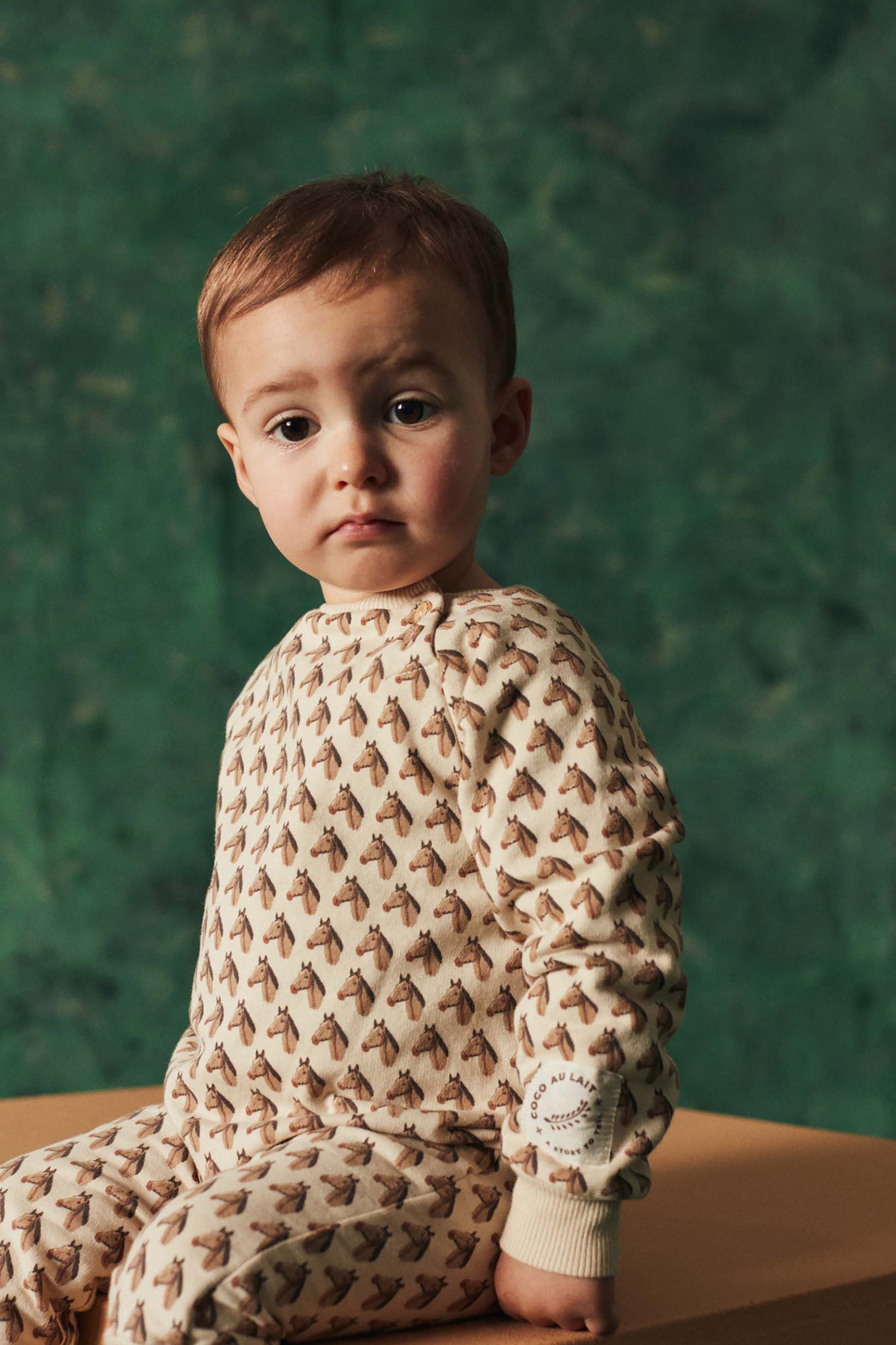 Coco Au Lait HORSES SWEATSHIRT BODY Sandshell