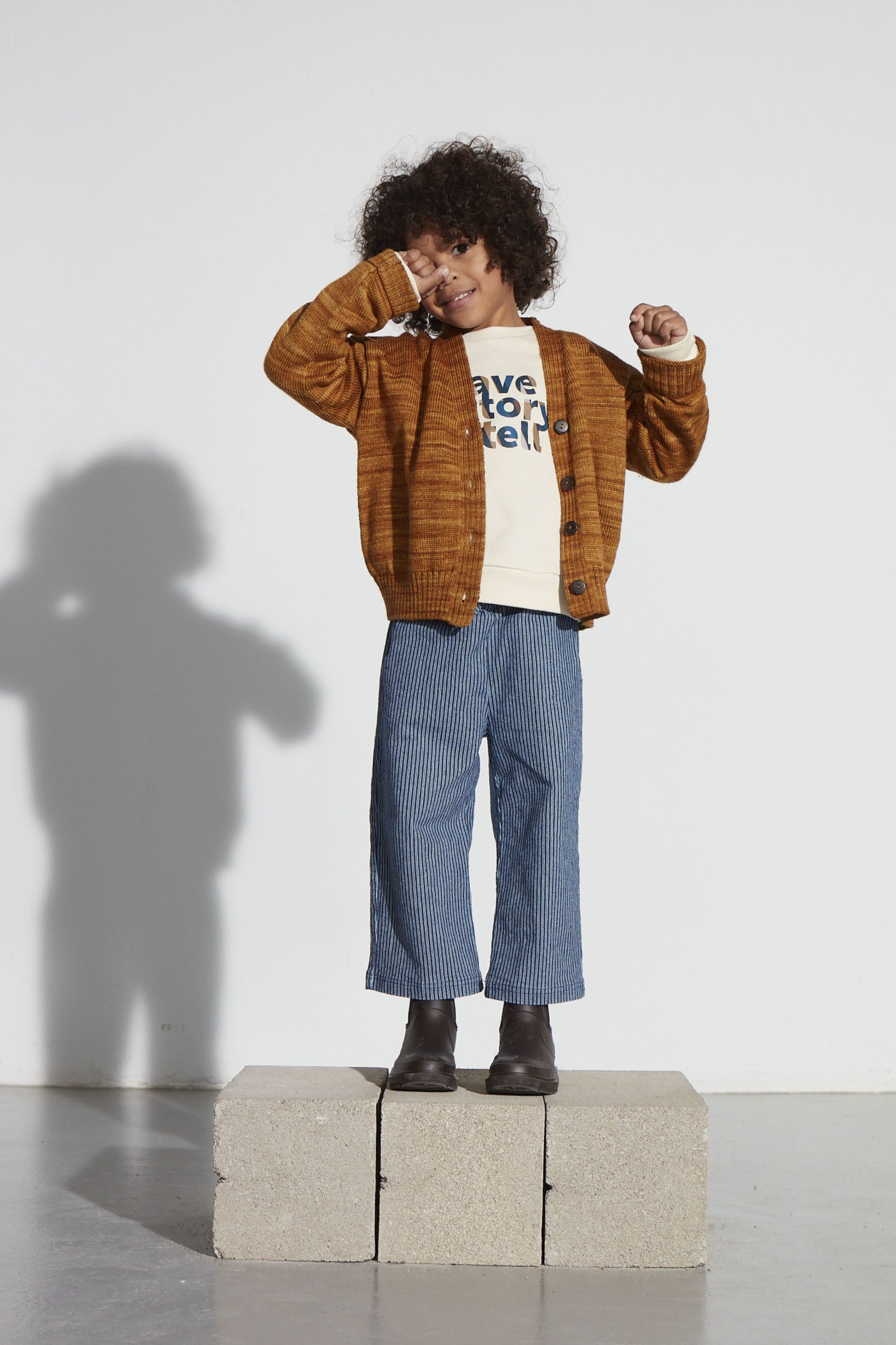 Coco Au Lait I HAVE A STORY TO TELL SWEATSHIRT Parchment