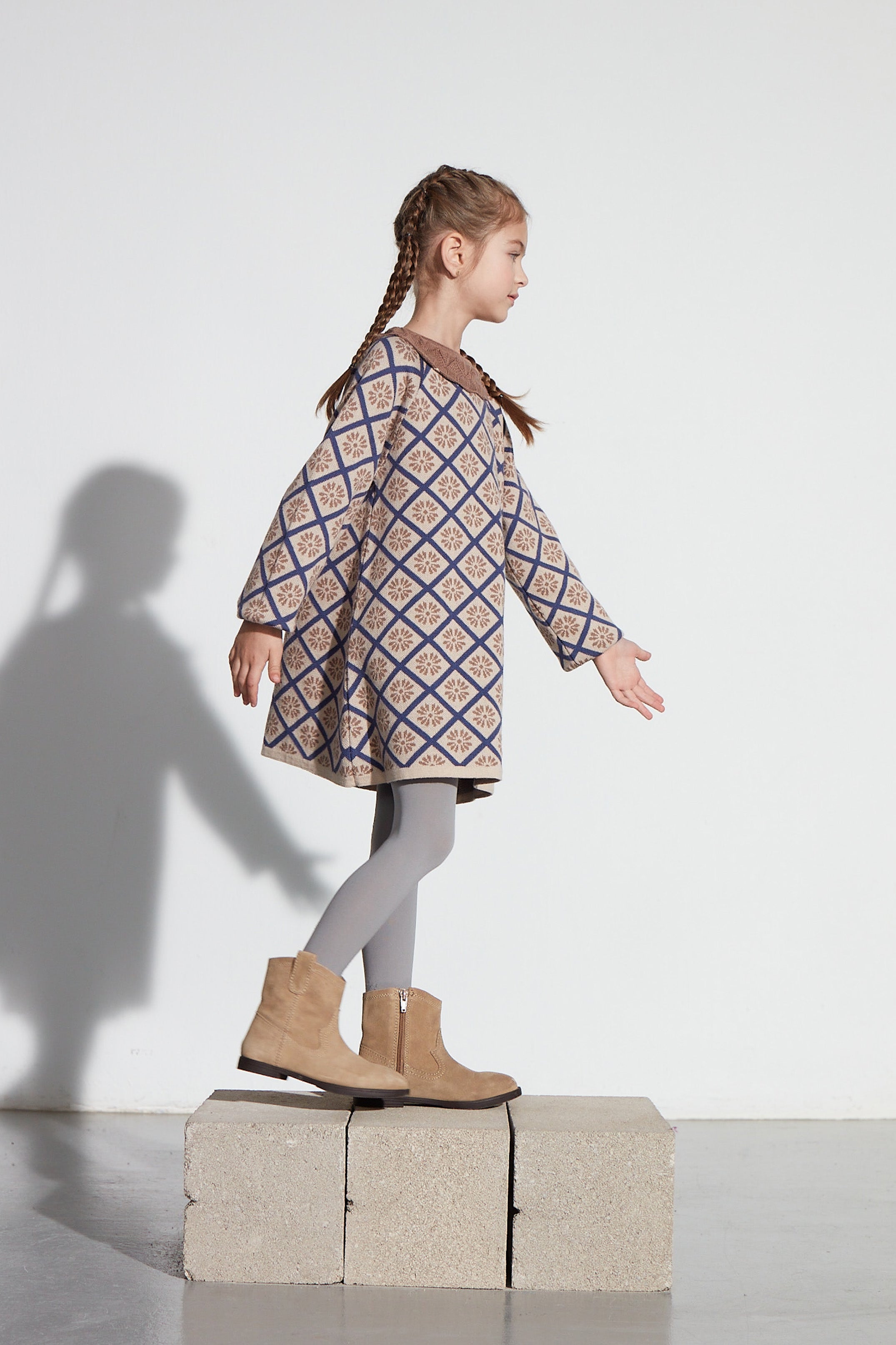 Coco Au Lait KNITTED SUN DRESS Blue Nights