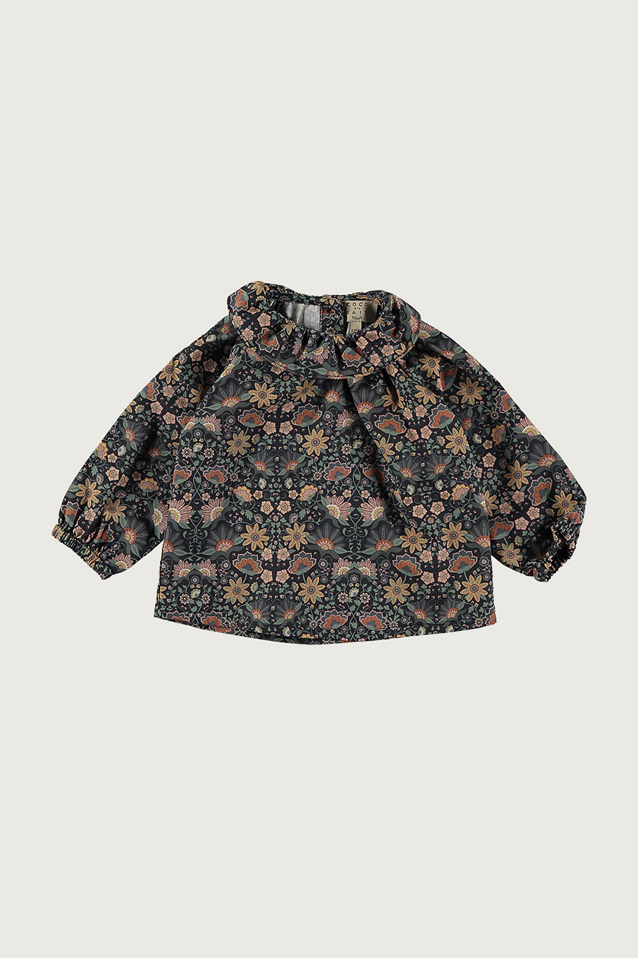 Coco Au Lait MEXICAN FLOWERS BABY BLOUSE Mexican Flowers