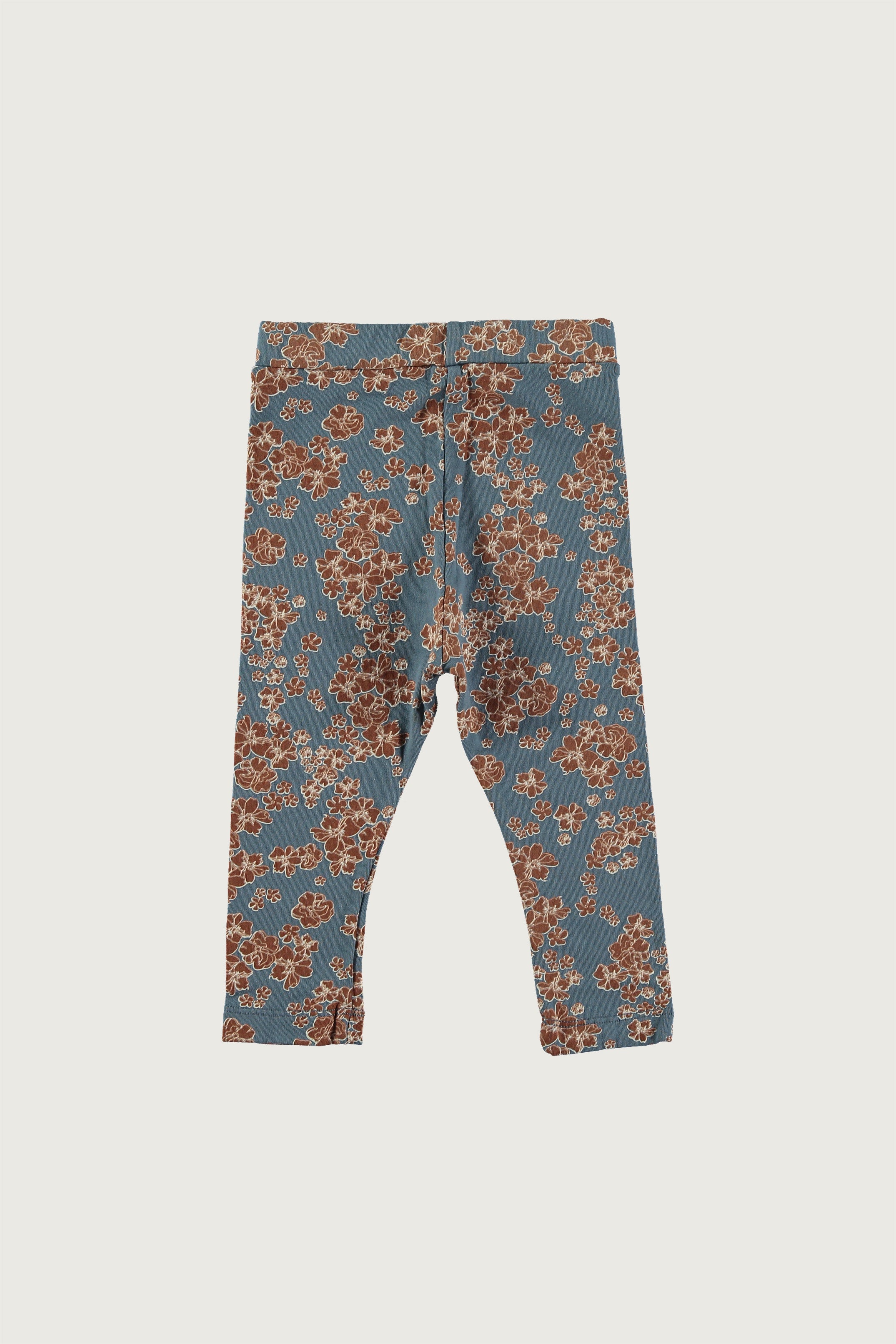 Coco Au Lait MEXICAN FLOWERS BABY LEGGINGS Blue Mirage