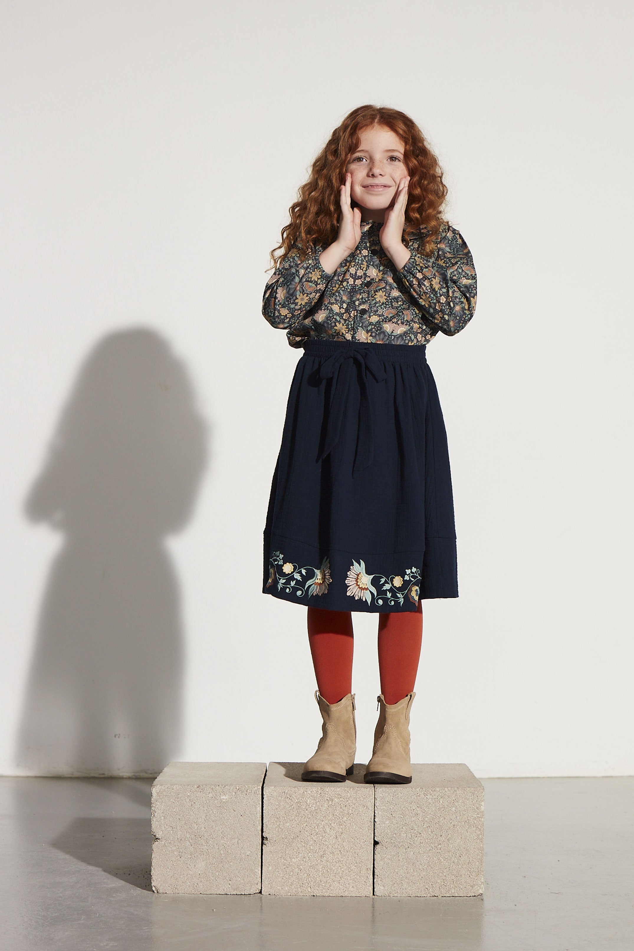 Coco Au Lait MEXICAN FLOWERS BLOUSE Mexican Flowers