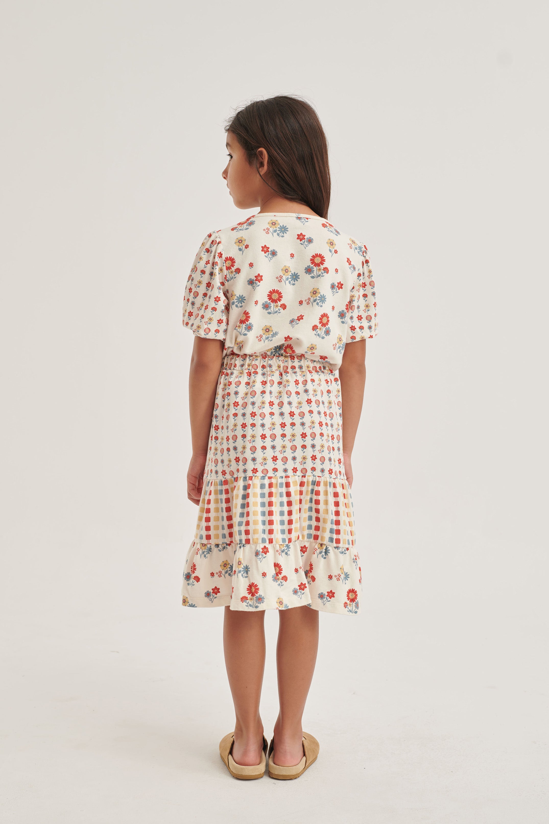 Coco Au Lait MIDI PATCH SKIRT Patchwork