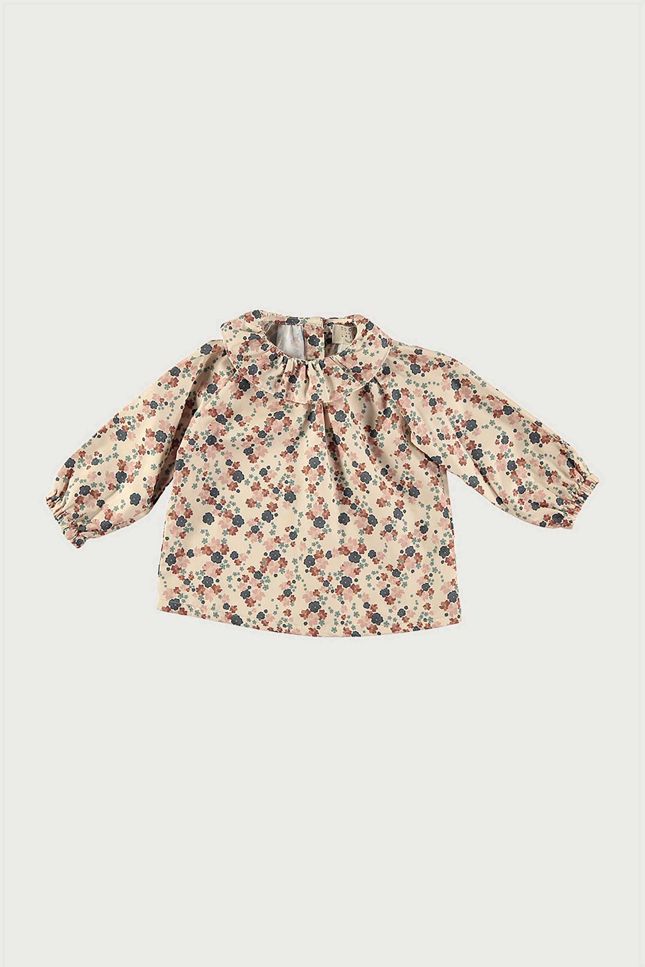 Coco Au Lait NUDE WILD FLOWERS BABY BLOUSE Nude Wild