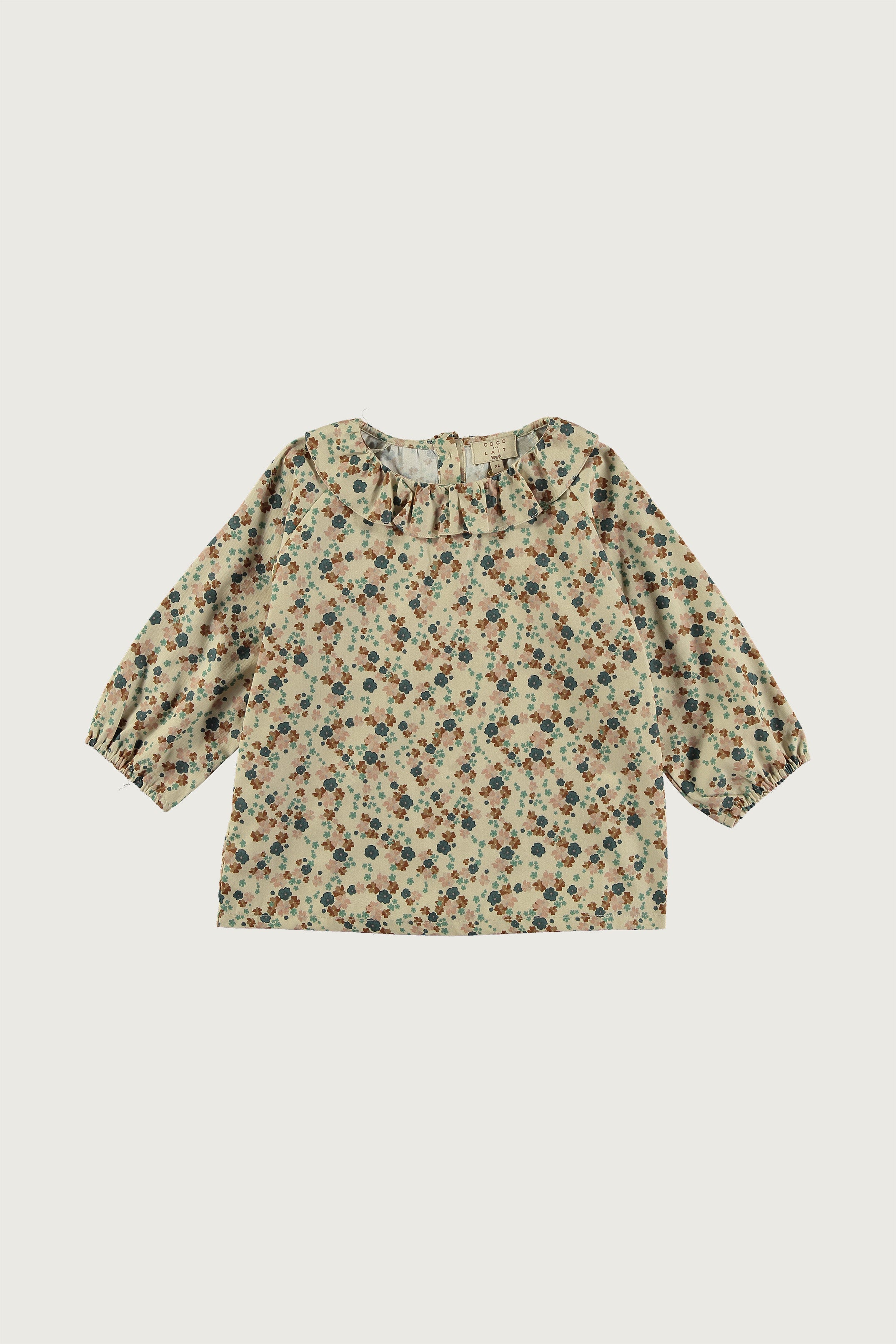 Coco Au Lait NUDE WILD FLOWERS BLOUSE Nude Wild
