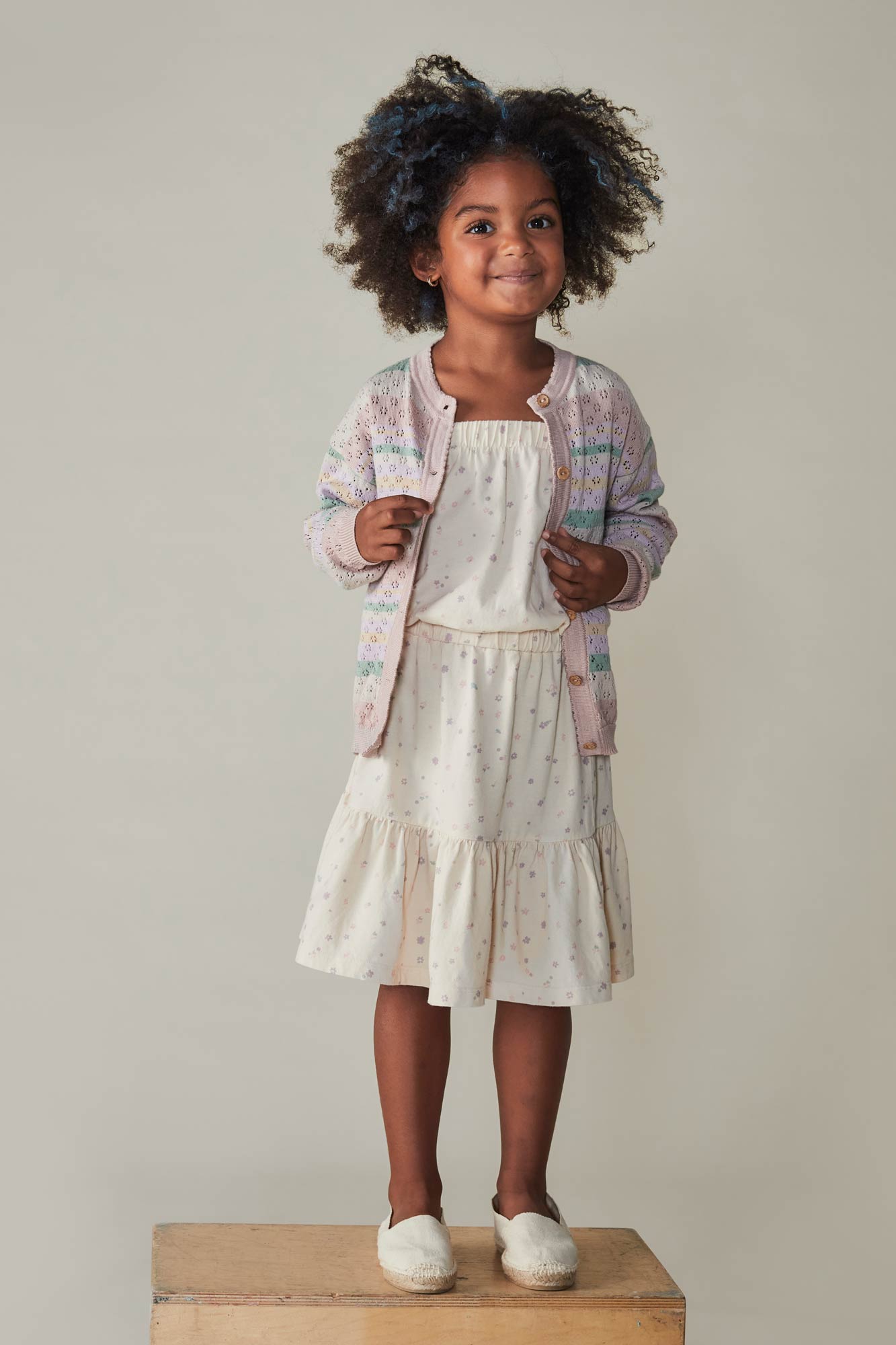 Coco Au Lait OPENWORK STRIPES CARDIGAN Stripes