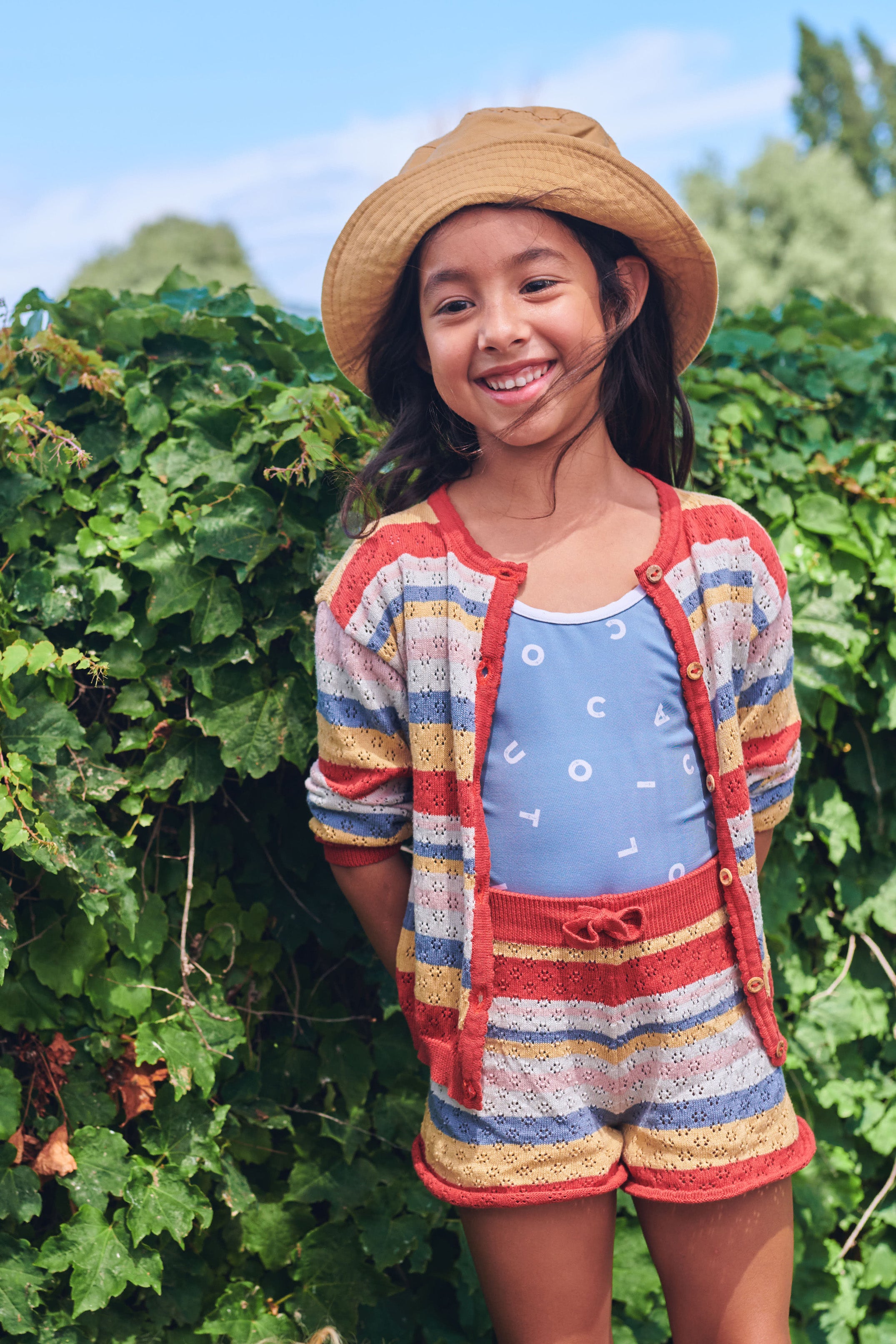Coco Au Lait OPENWORK STRIPES SHORTS  Stripes SS24