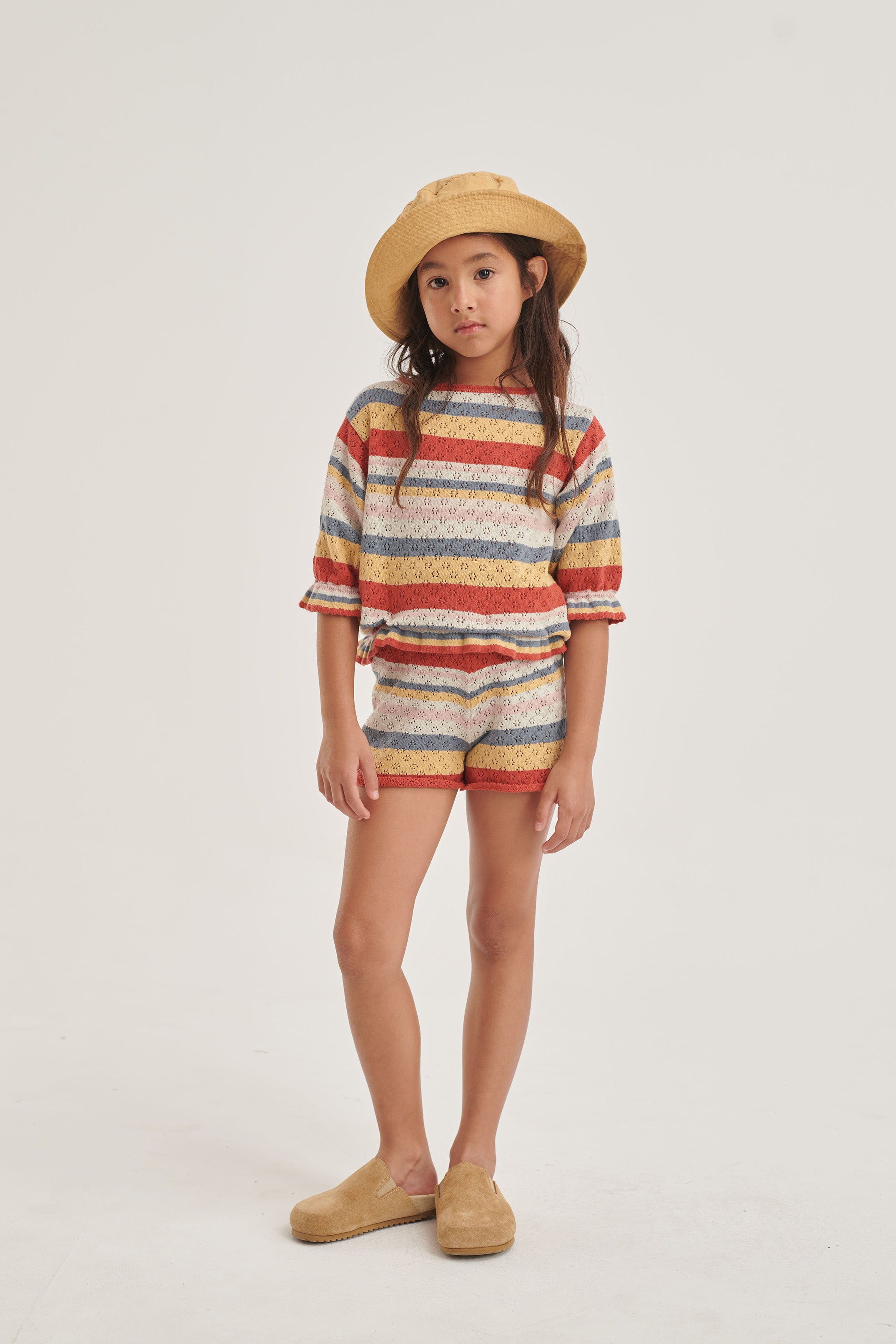 Coco Au Lait OPENWORK STRIPES TOP  Stripes SS24