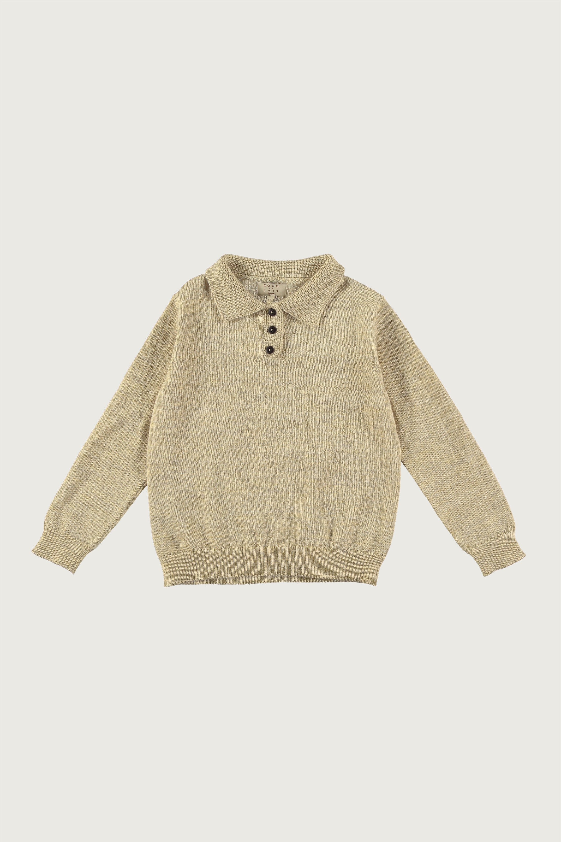 Coco Au Lait PARCHMENT KNITTED POLO Parchment