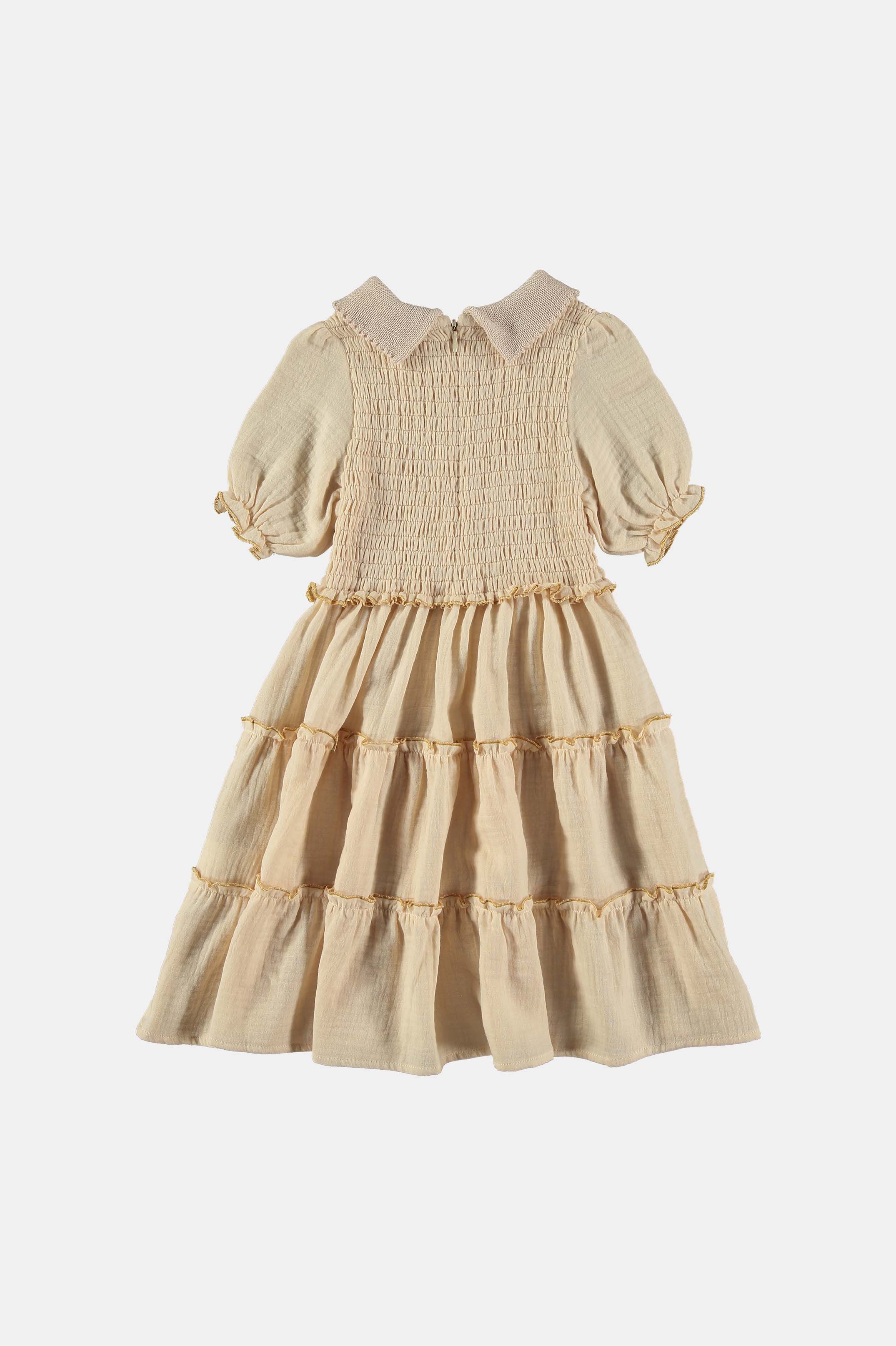 Coco Au Lait PINK SMOCK DRESS  Pink